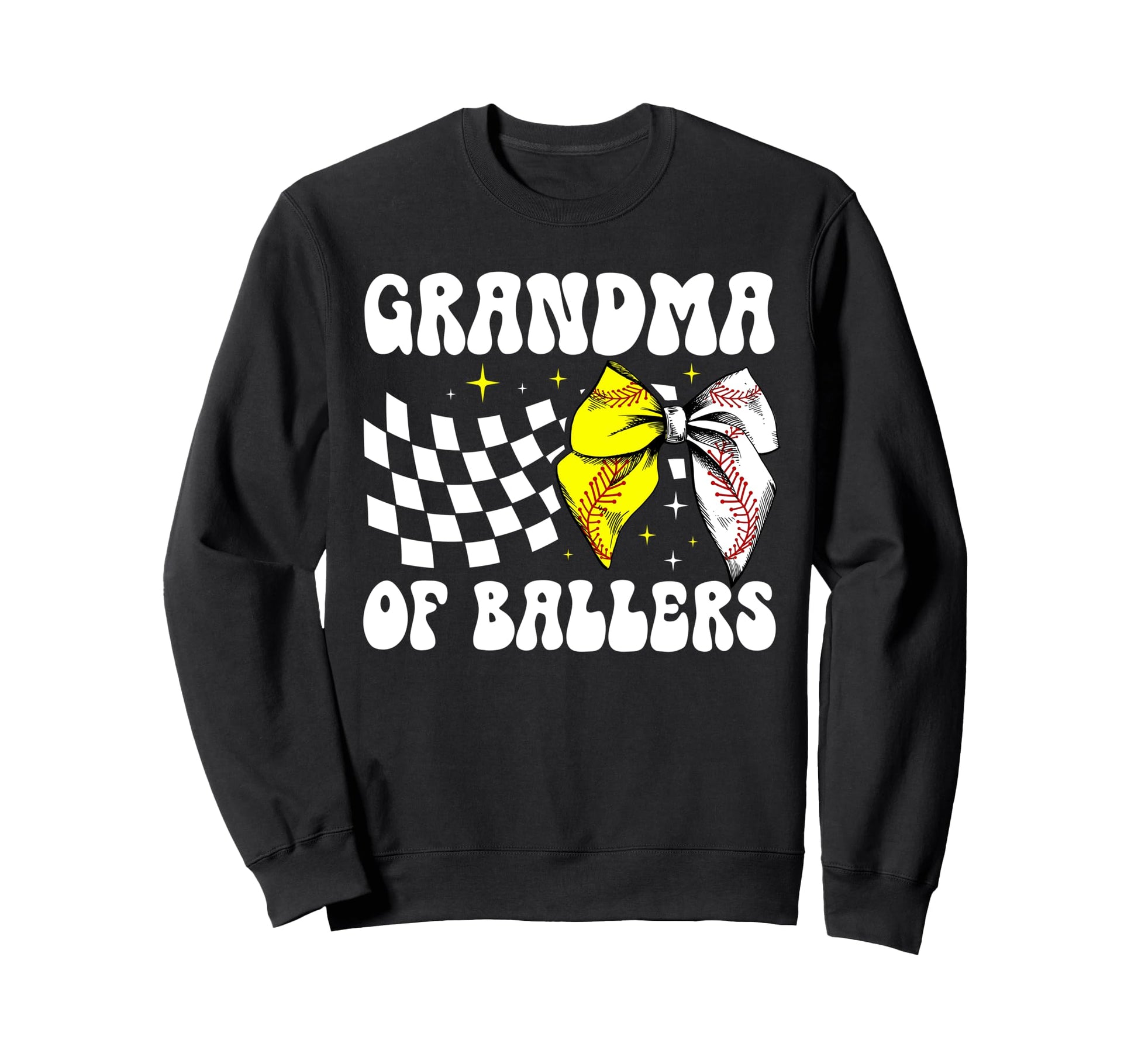 Grandma Ballers Coquette Baseball Sweatshirt - Trendy Graphic Men Women - T-Shirt, Sweatshirt, Hoodie