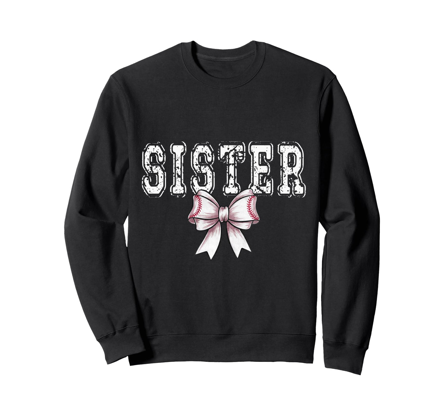Coquette Baseball Sister Spirit Sweatshirt - Graphic Print Men Women - T-Shirt, Sweatshirt, Hoodie