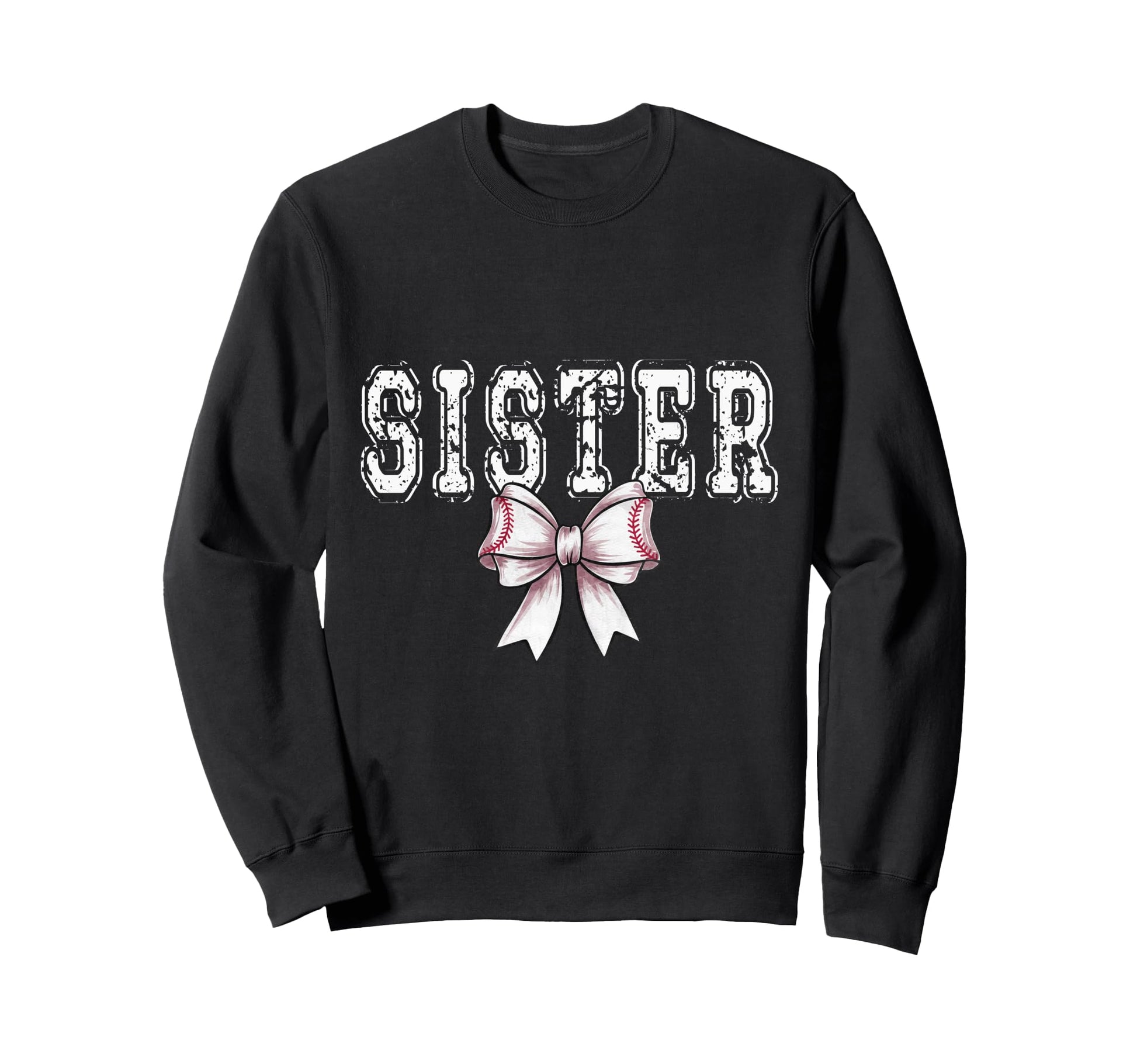 Coquette Baseball Sister Spirit Sweatshirt - Graphic Print Men Women - T-Shirt, Sweatshirt, Hoodie