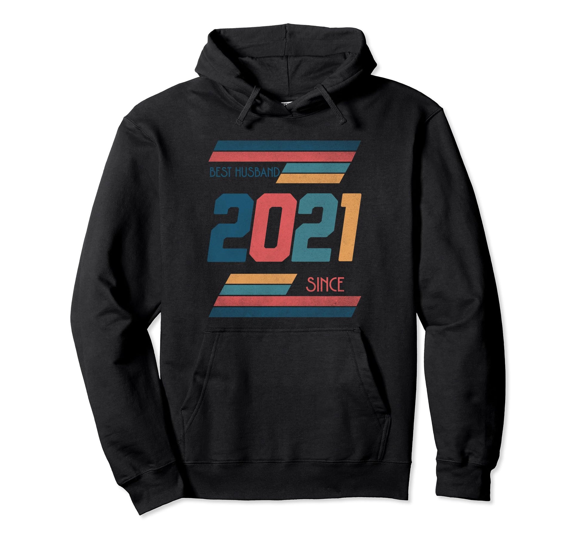 Best Husband Since 2021 Anniversary Hoodie - Aesthetic Graphic Unisex - T-Shirt, Sweatshirt, Hoodie
