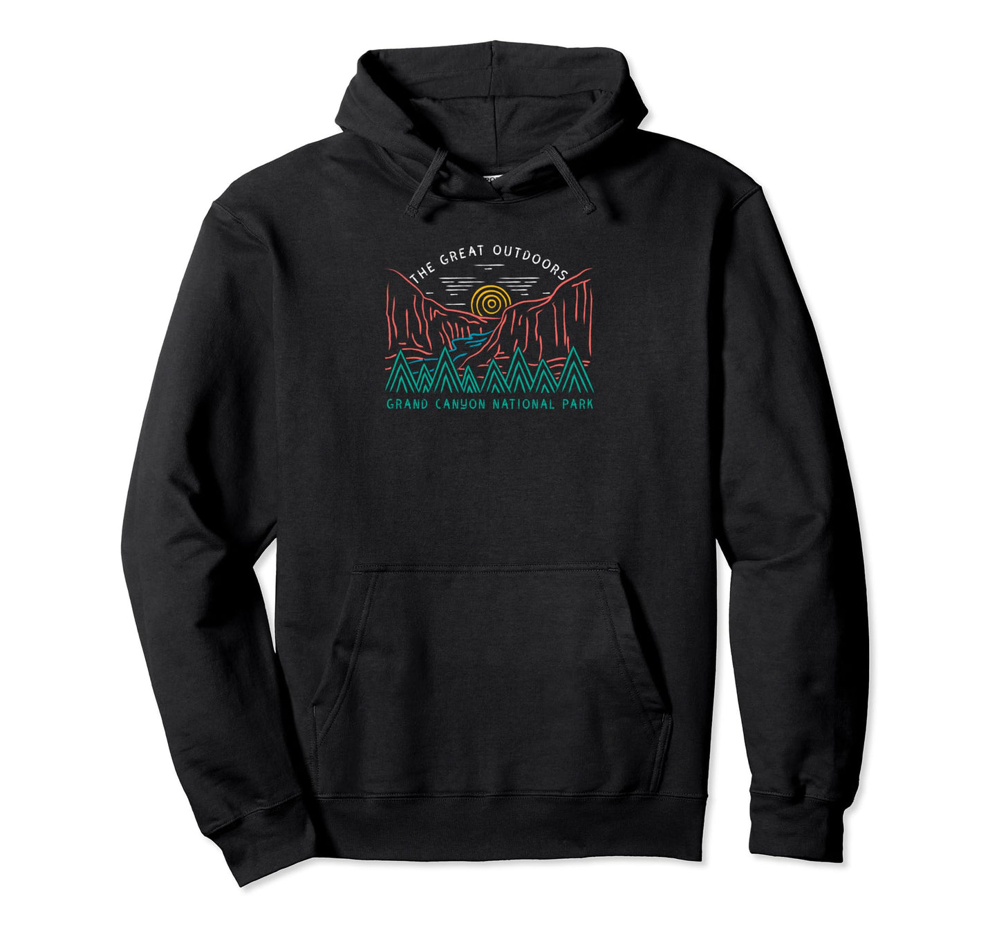 Grand Canyon National Park Hoodie - Graphic Print for Adults - T-Shirt, Sweatshirt, Hoodie