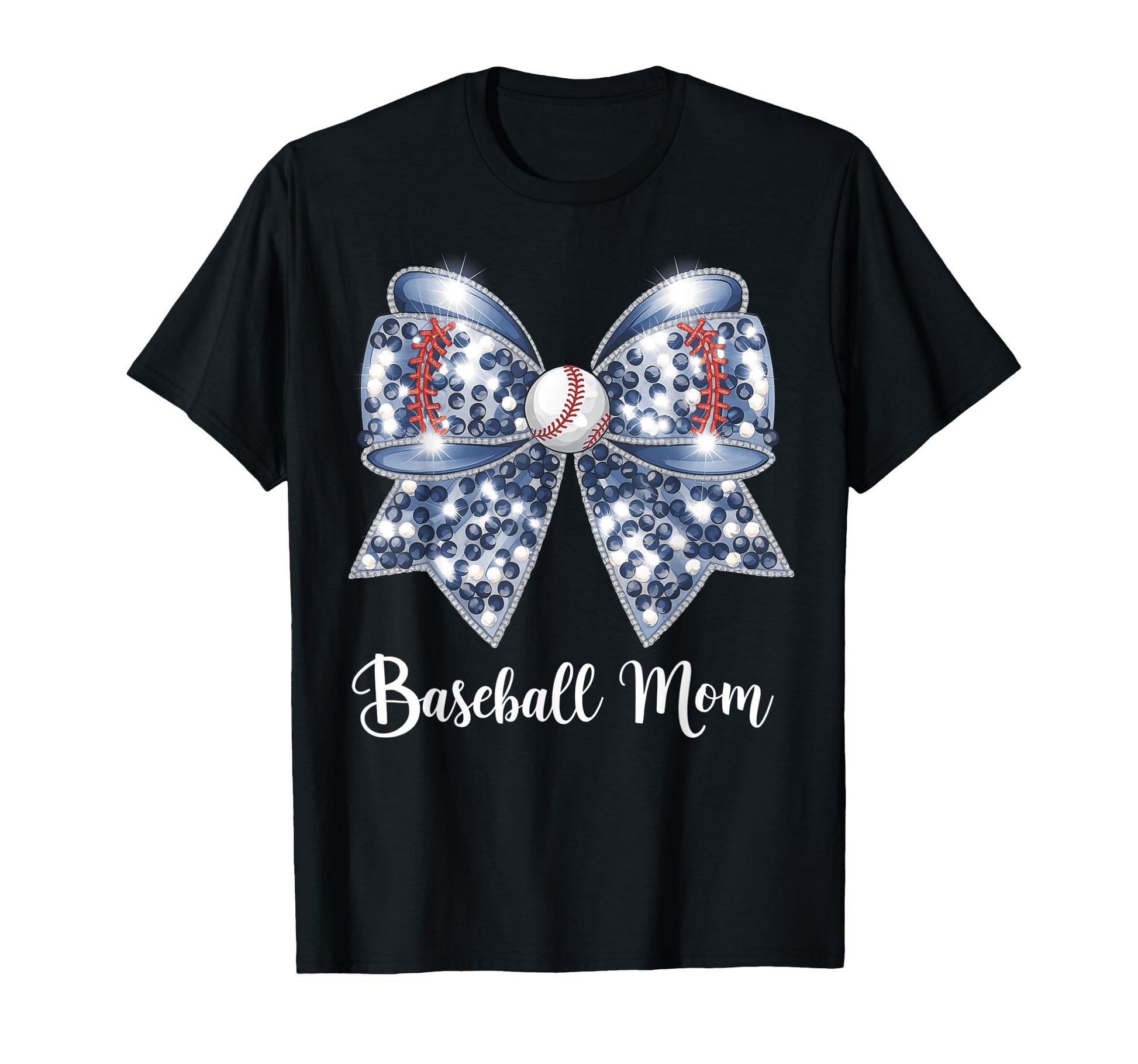 Baseball Mama Coquette Bow Game Day T-Shirt - Trendy Graphic Men Women - T-Shirt, Sweatshirt, Hoodie