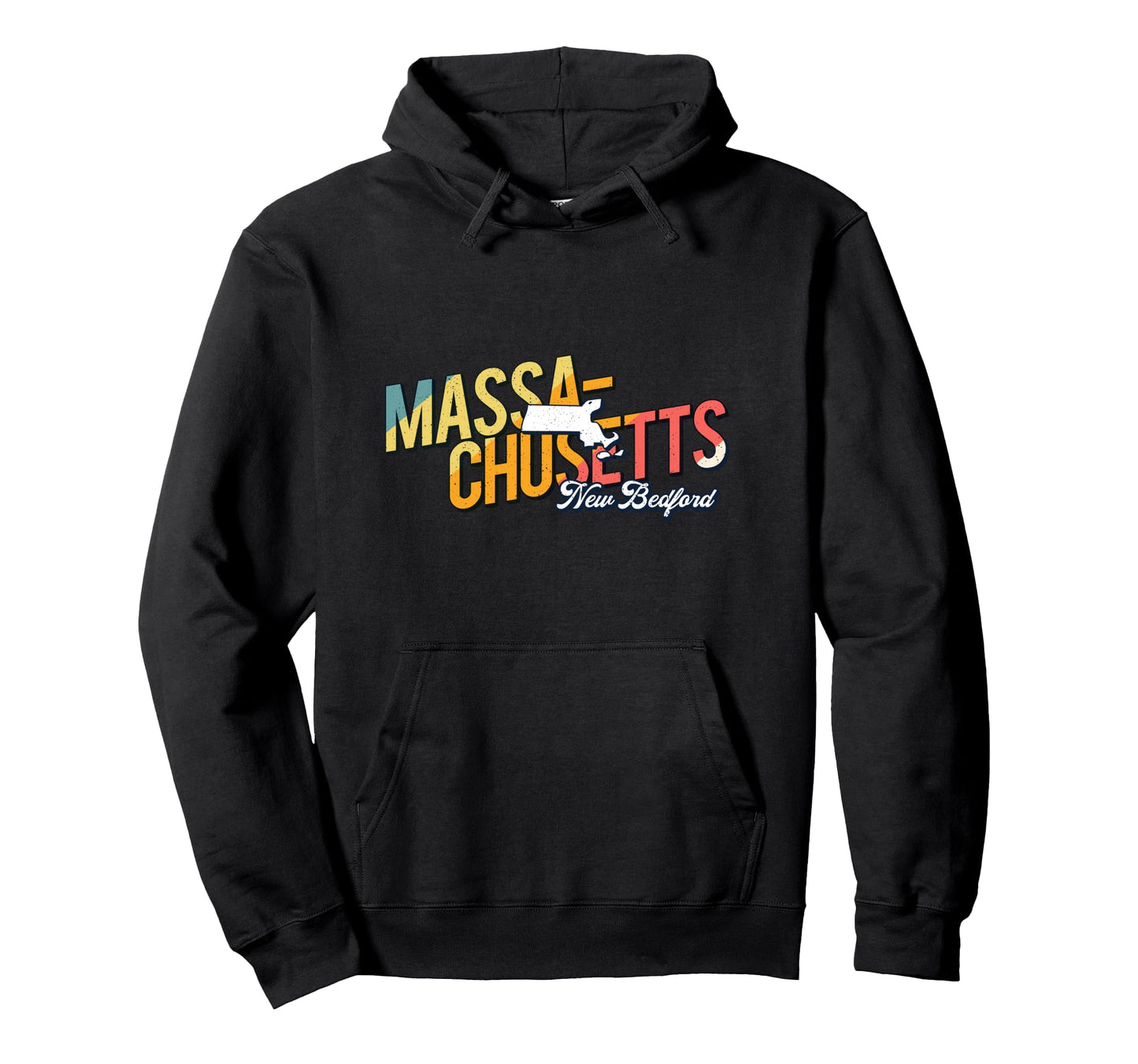 New Bedford Massachusetts Souvenir Hoodie - Casual Everyday Wear Unisex - T-Shirt, Sweatshirt, Hoodie