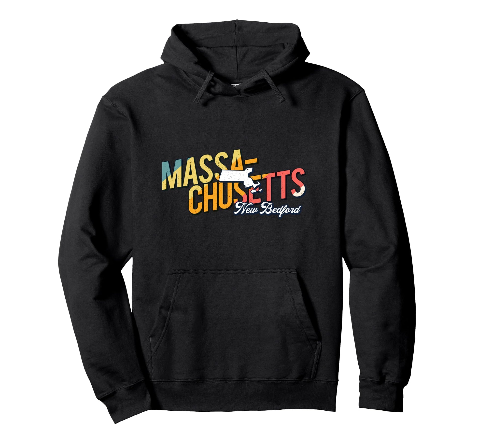 New Bedford Massachusetts Souvenir Hoodie - Casual Everyday Wear Unisex - T-Shirt, Sweatshirt, Hoodie