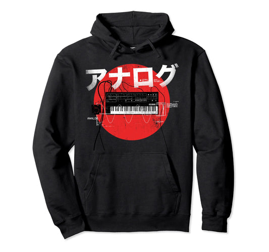 80S Japanese Vaporwave Synthwave Hoodie - Novelty Apparel for Adults - T-Shirt, Sweatshirt, Hoodie
