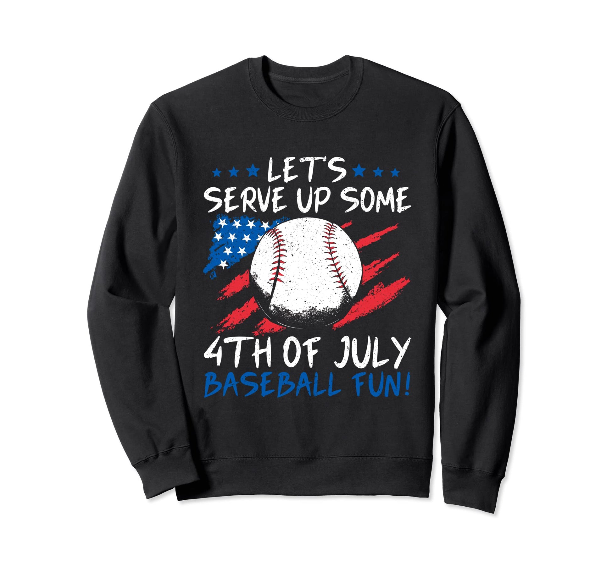 Lets Serve Up Some 4Th July Sweatshirt - Casual Everyday Wear for Adults - T-Shirt, Sweatshirt, Hoodie