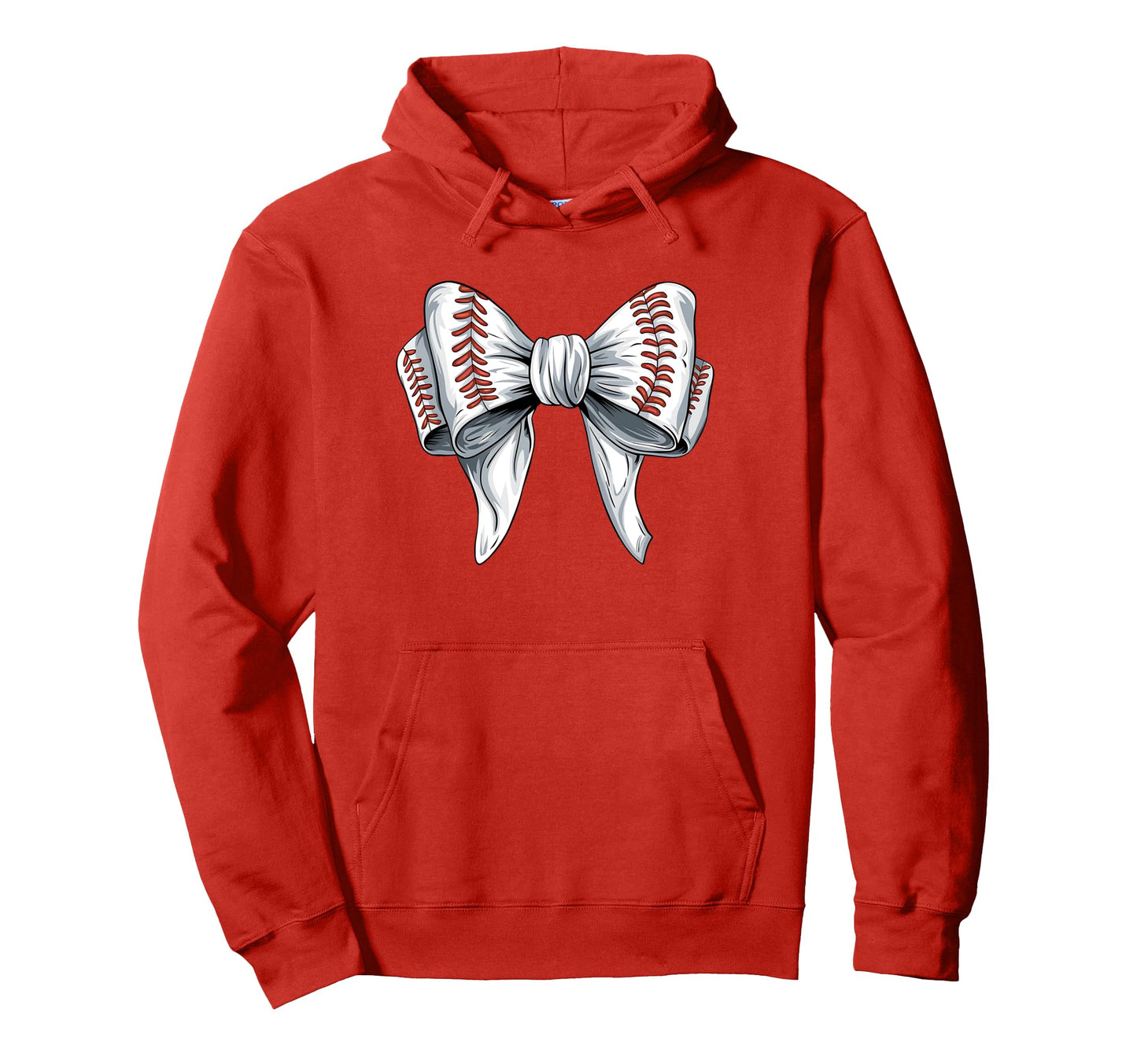 Baseball Coquette Bow Baseball Mom Fun Hoodie - Trendy Graphic Men Women - T-Shirt, Sweatshirt, Hoodie