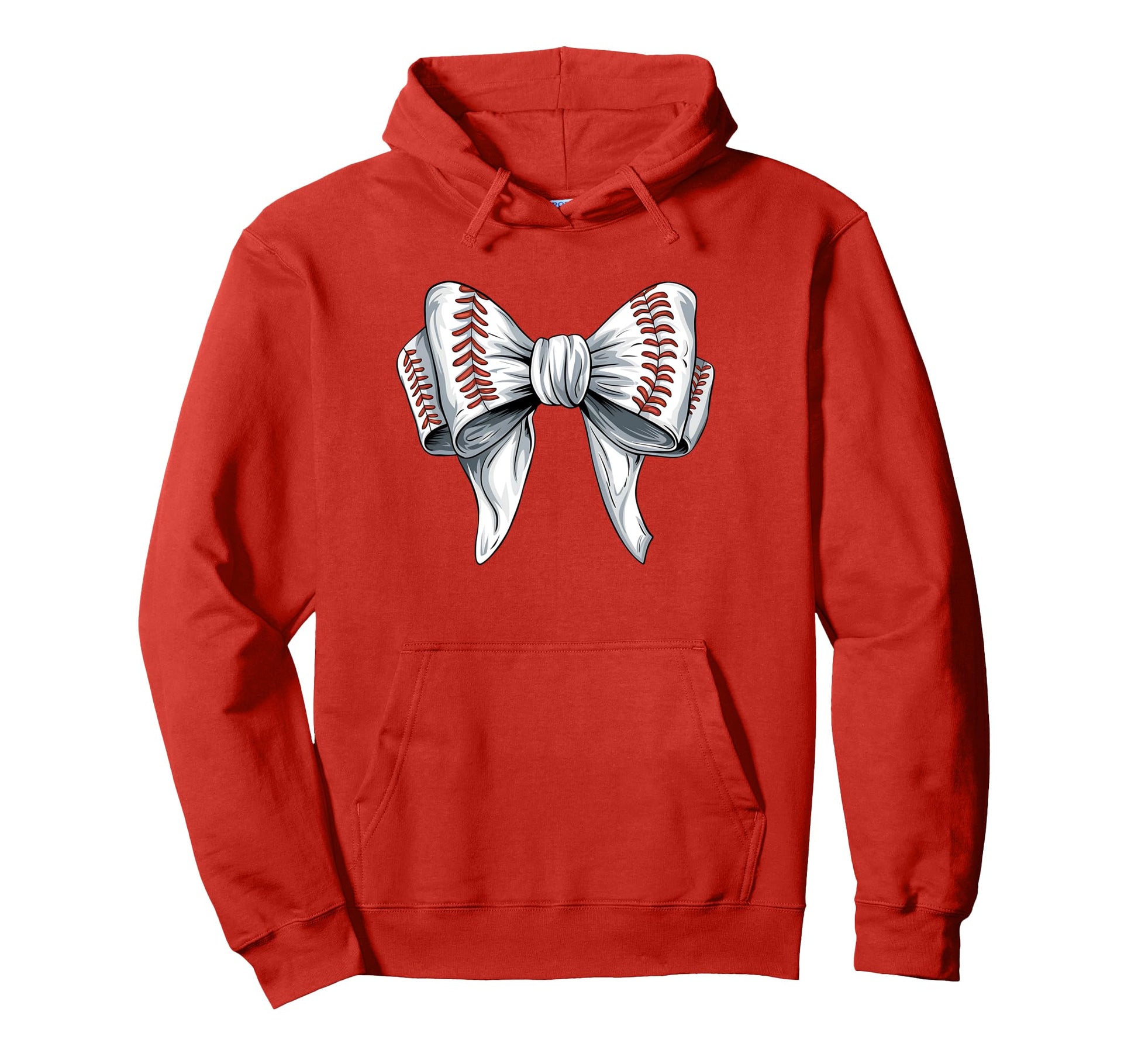 Baseball Coquette Bow Baseball Mom Fun Hoodie - Trendy Graphic Men Women - T-Shirt, Sweatshirt, Hoodie