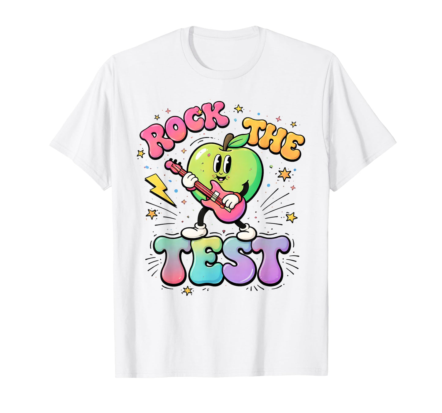 Rock Test Funny Teacher Appreciation T-Shirt - Unique Graphic for Adults - T-Shirt, Sweatshirt, Hoodie