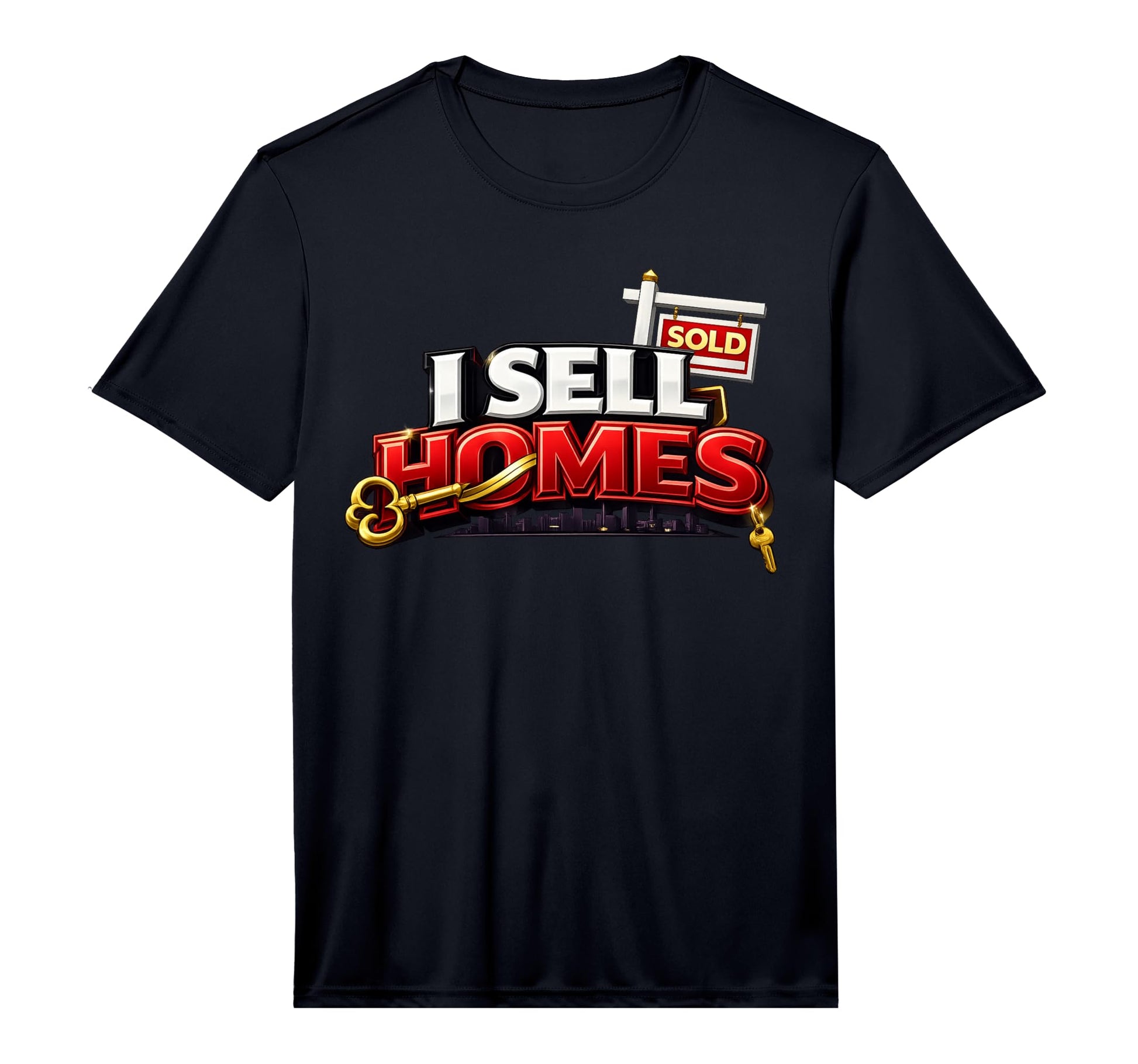 Mens I Sell Homes Estate Agent Home T-Shirt - Unique Graphic for Adults - T-Shirt, Sweatshirt, Hoodie