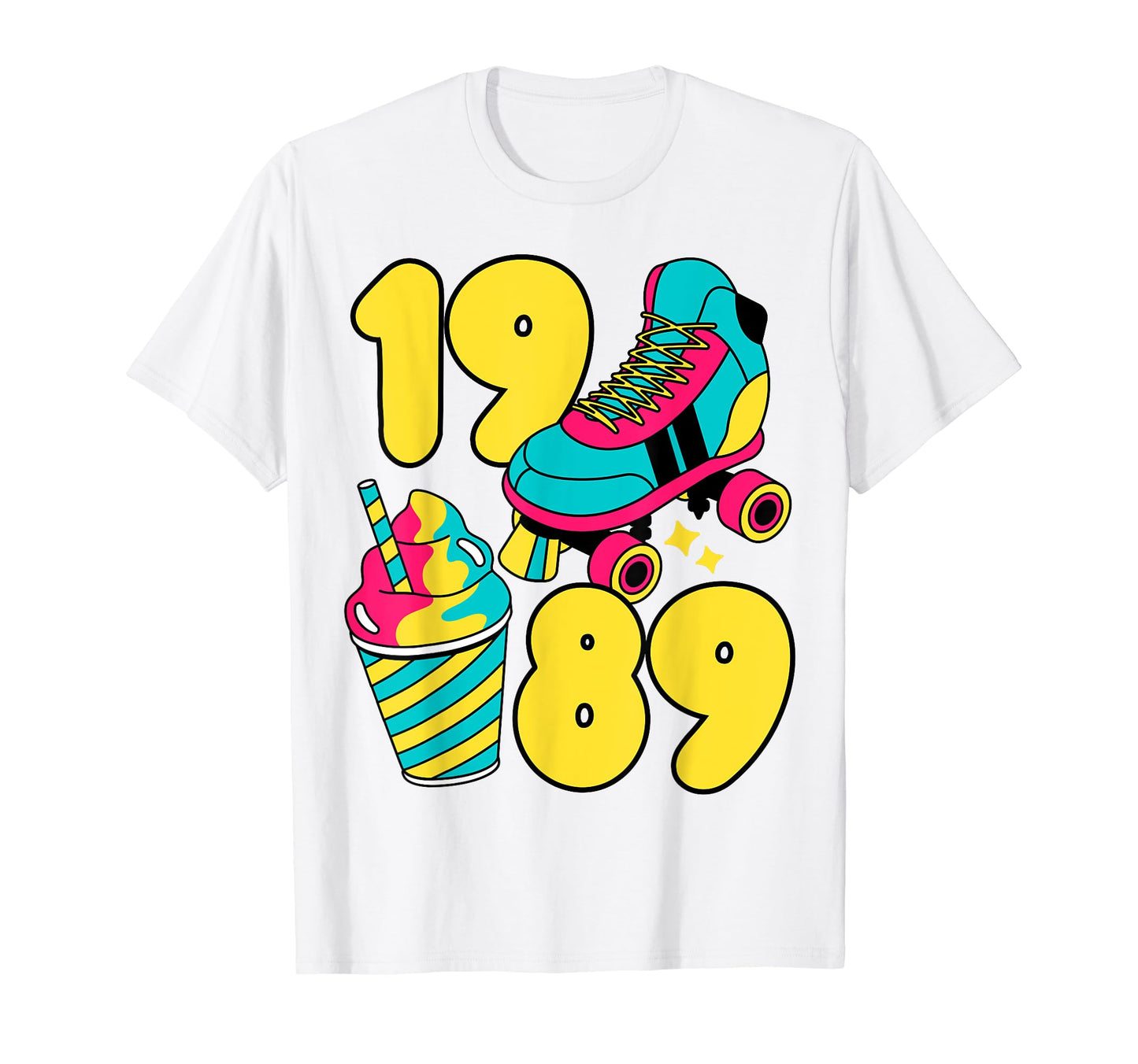 1989 Roller Skates Sweet Treats T-Shirt - Aesthetic Graphic Men Women - T-Shirt, Sweatshirt, Hoodie