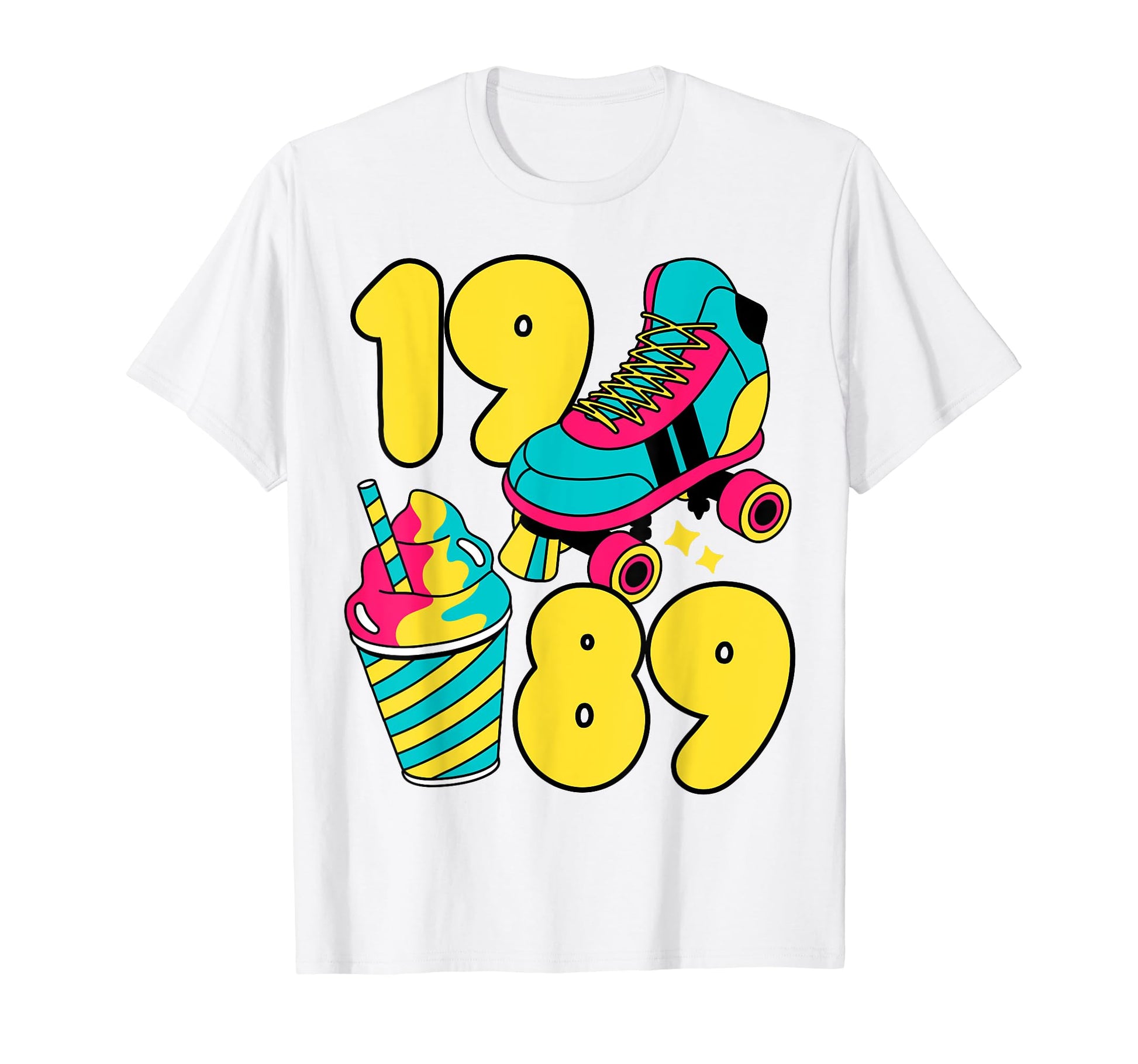 1989 Roller Skates Sweet Treats T-Shirt - Aesthetic Graphic Men Women - T-Shirt, Sweatshirt, Hoodie