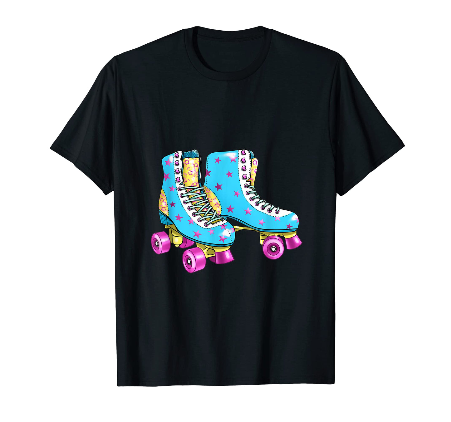 Roller Skates Stars Roller T-Shirt - Novelty Apparel for Adults - T-Shirt, Sweatshirt, Hoodie
