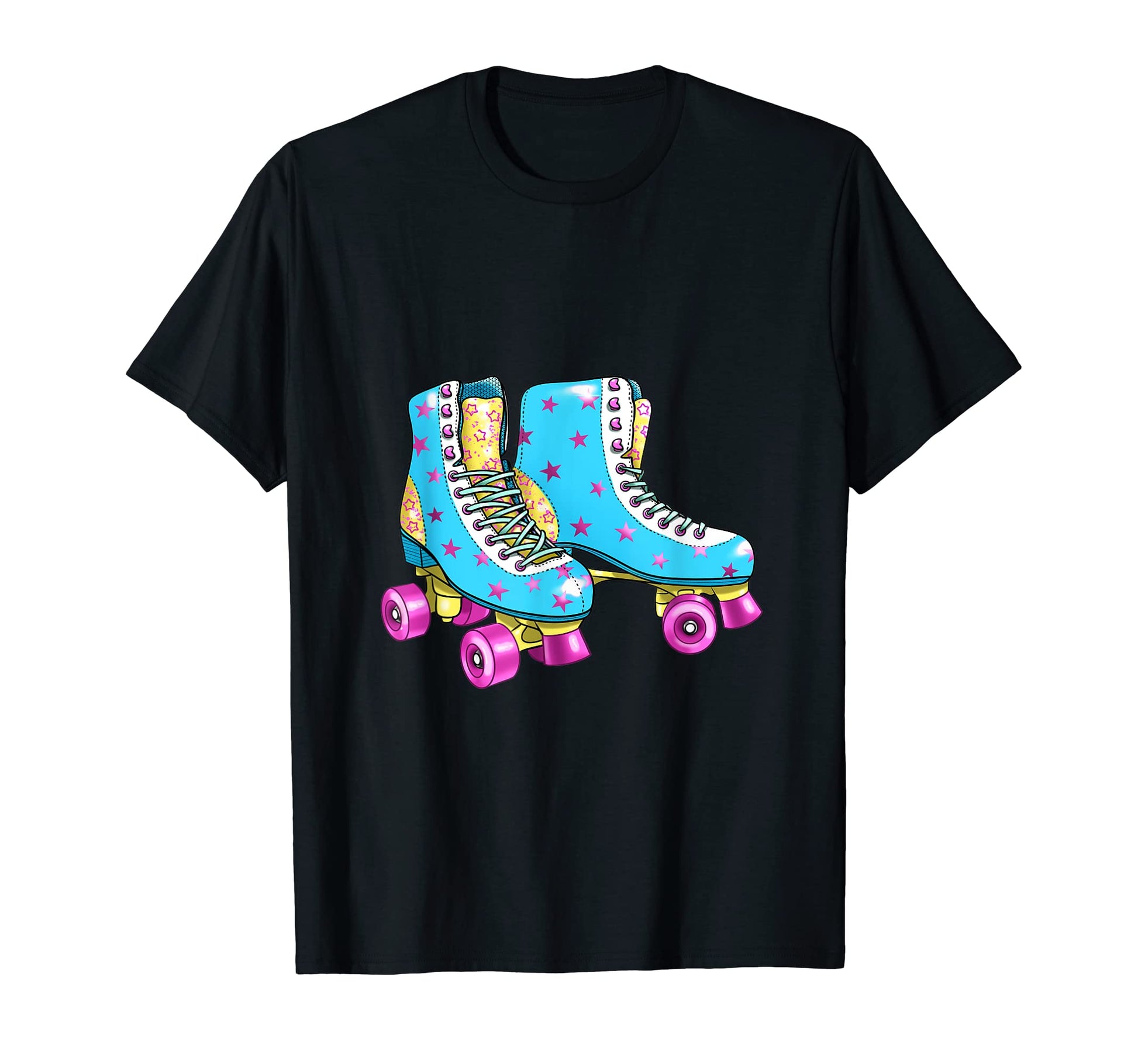 Roller Skates Stars Roller T-Shirt - Novelty Apparel for Adults - T-Shirt, Sweatshirt, Hoodie
