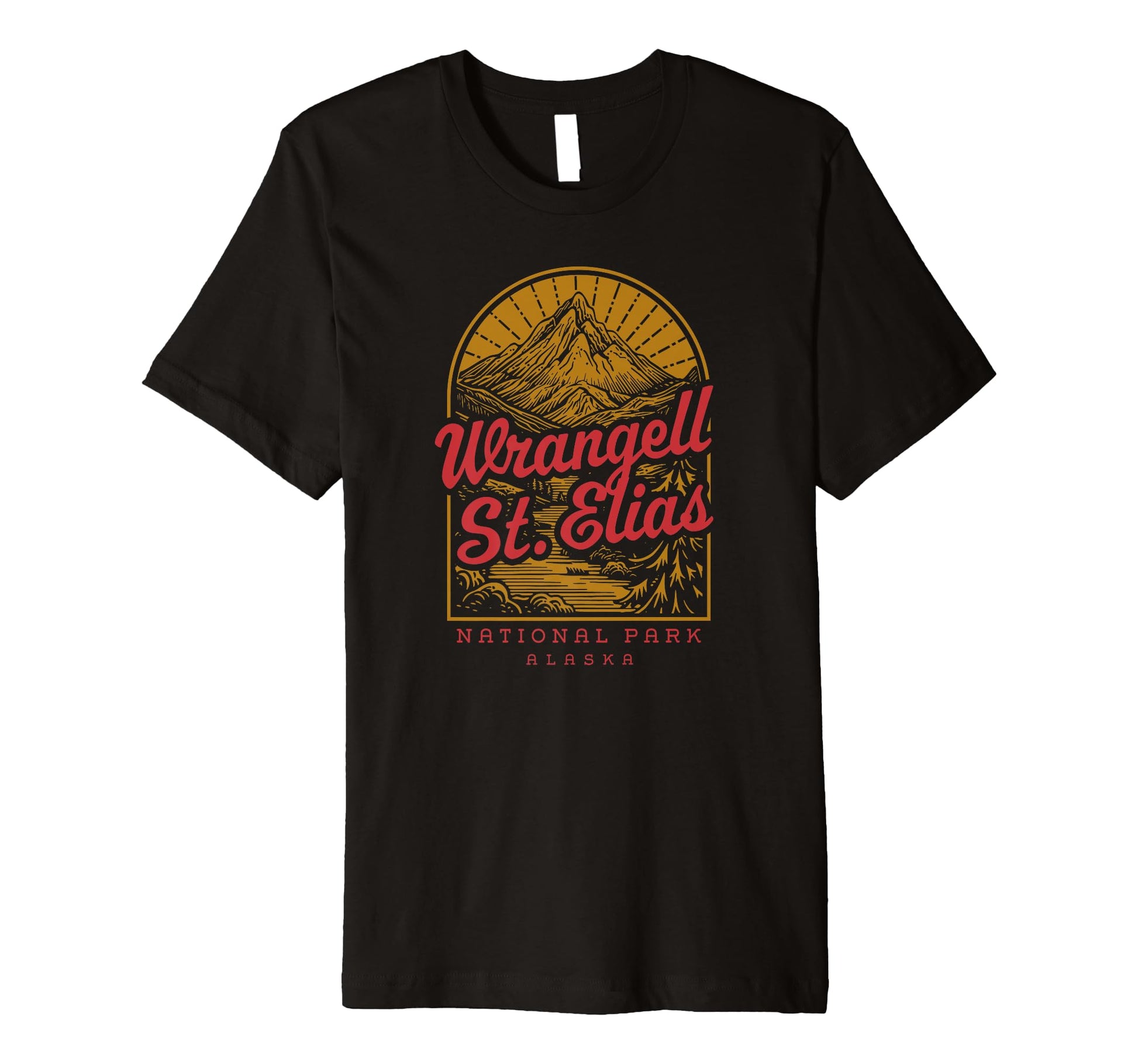 Wrangell St Elias National Park River T-Shirt - Graphic Print for Adults - T-Shirt, Sweatshirt, Hoodie