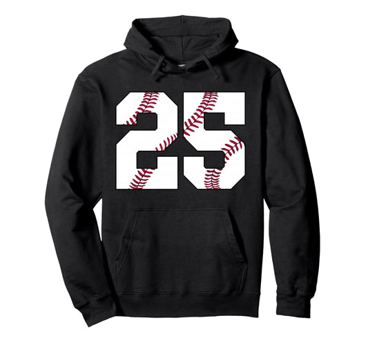 Baseball 2001 25Th Birthday 25 Years Hoodie - Custom Art Print for Adults - T-Shirt, Sweatshirt, Hoodie