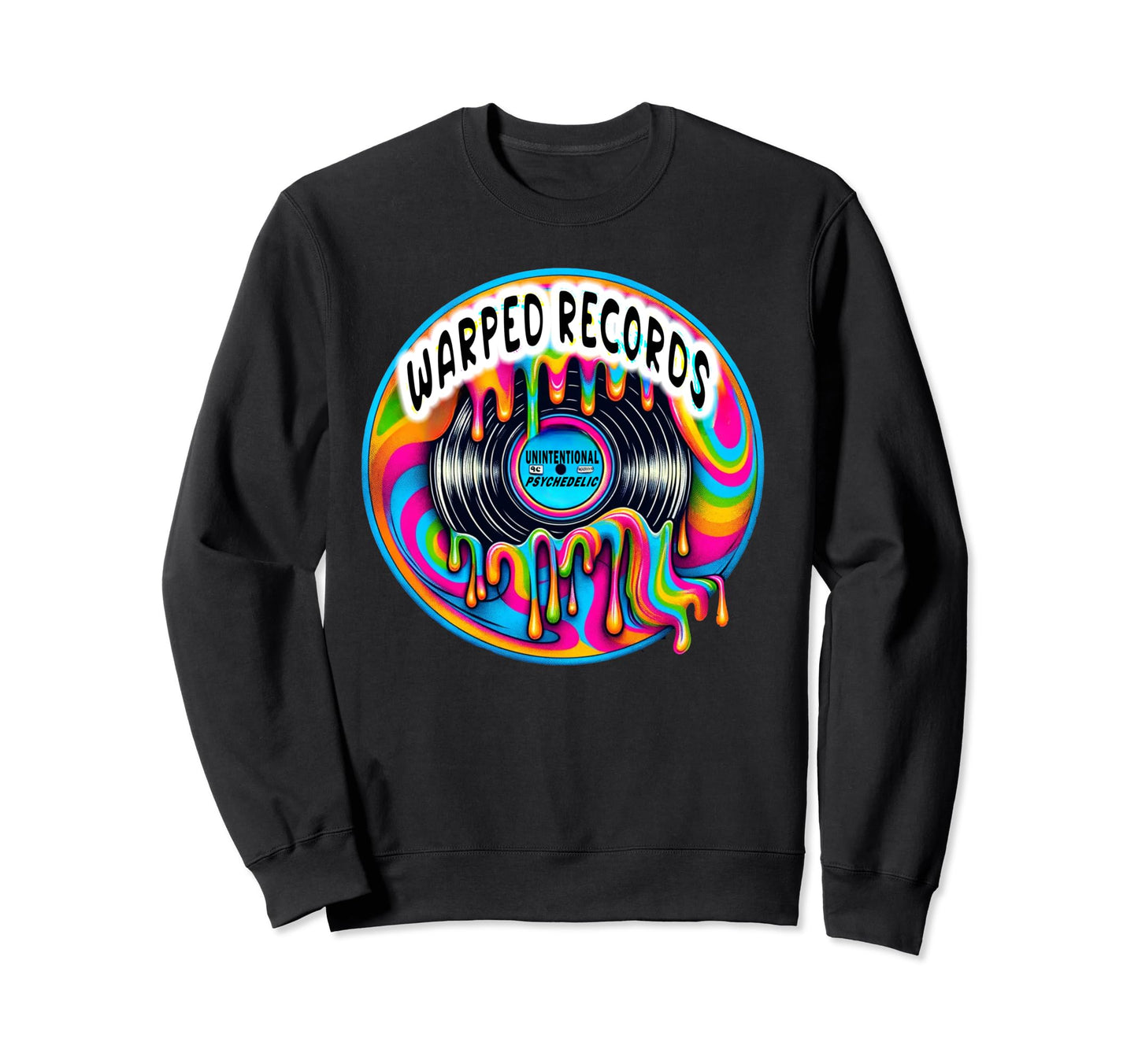 Warped Records Unintentional Sweatshirt - Novelty Apparel Unisex - T-Shirt, Sweatshirt, Hoodie