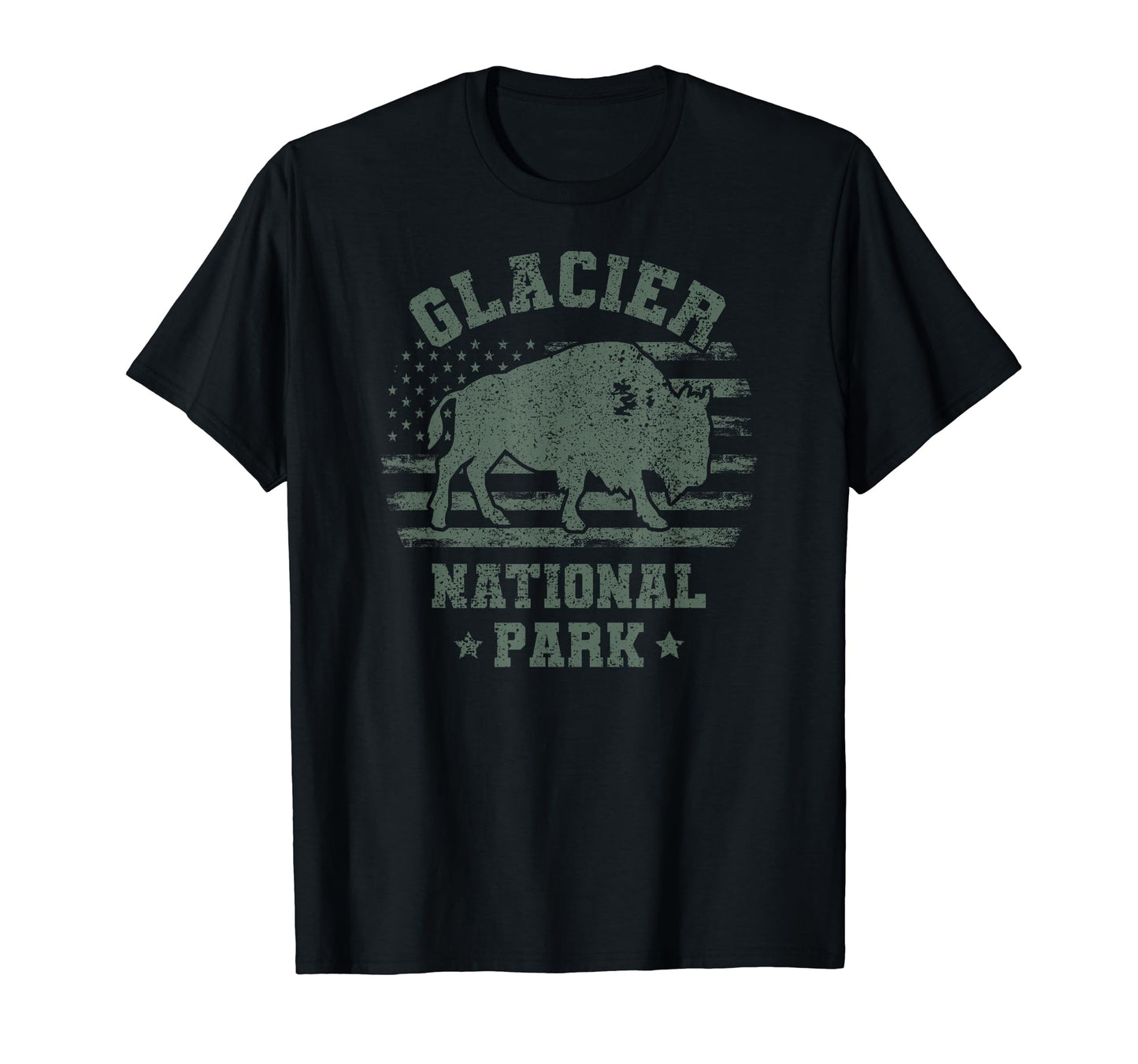 Glacier National Park Us Glacier T-Shirt - Minimalist Print Unisex - T-Shirt, Sweatshirt, Hoodie