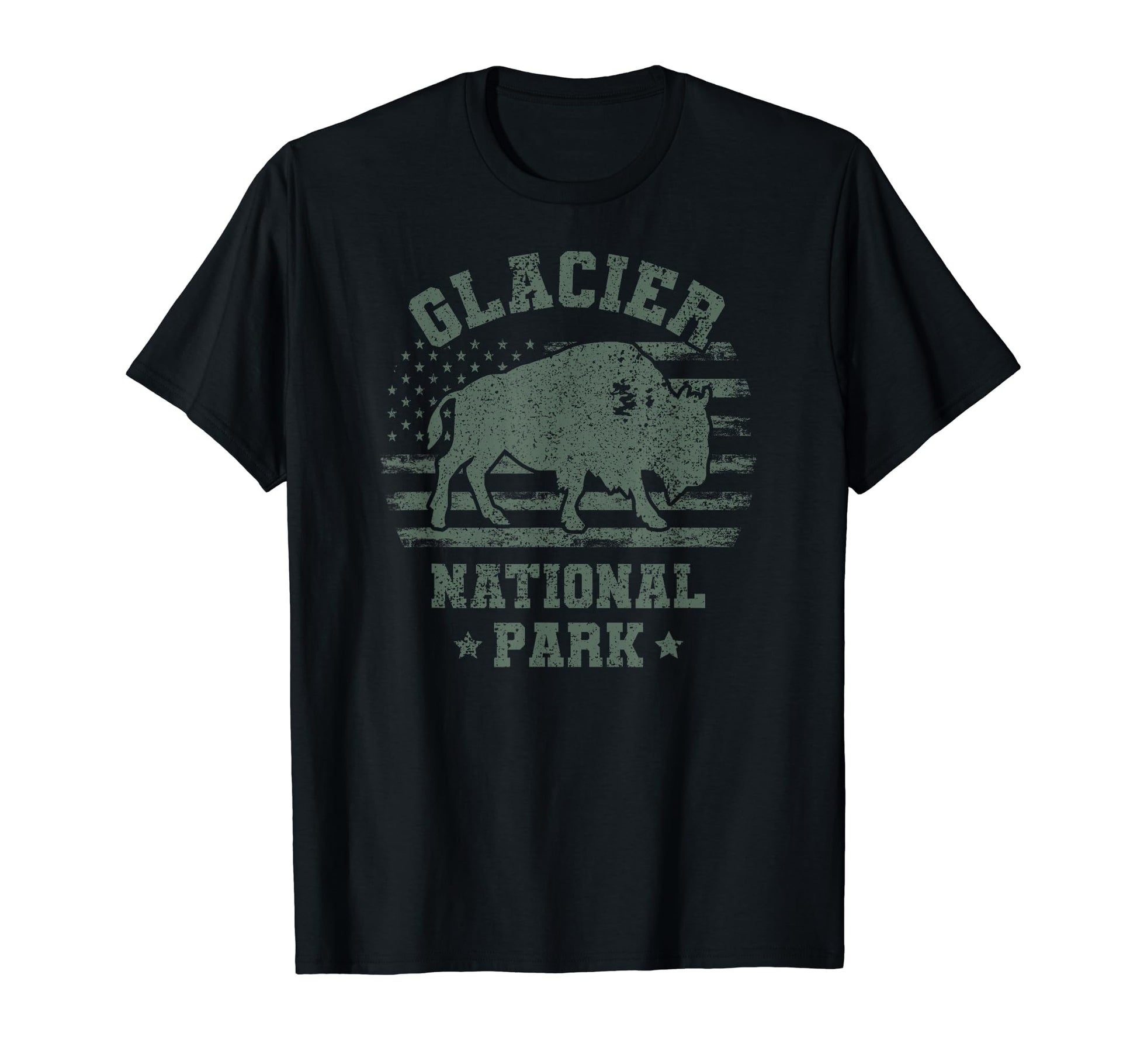 Glacier National Park Us Glacier T-Shirt - Minimalist Print Unisex - T-Shirt, Sweatshirt, Hoodie