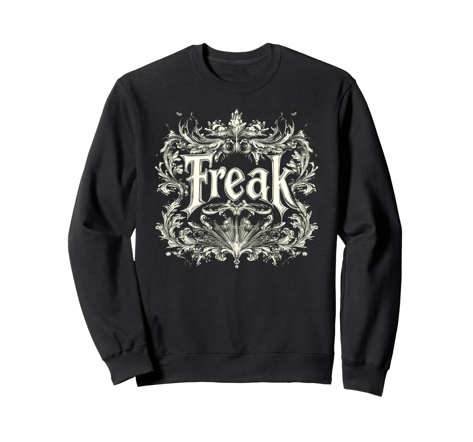 Freak Gothic Alt Grunge Hip Hop Y2K Sweatshirt - Aesthetic Graphic Unisex - T-Shirt, Sweatshirt, Hoodie