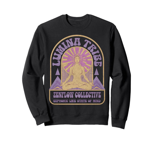 Aesthetic Streetwear Yoga Sweatshirt - Minimalist Print for Adults - T-Shirt, Sweatshirt, Hoodie