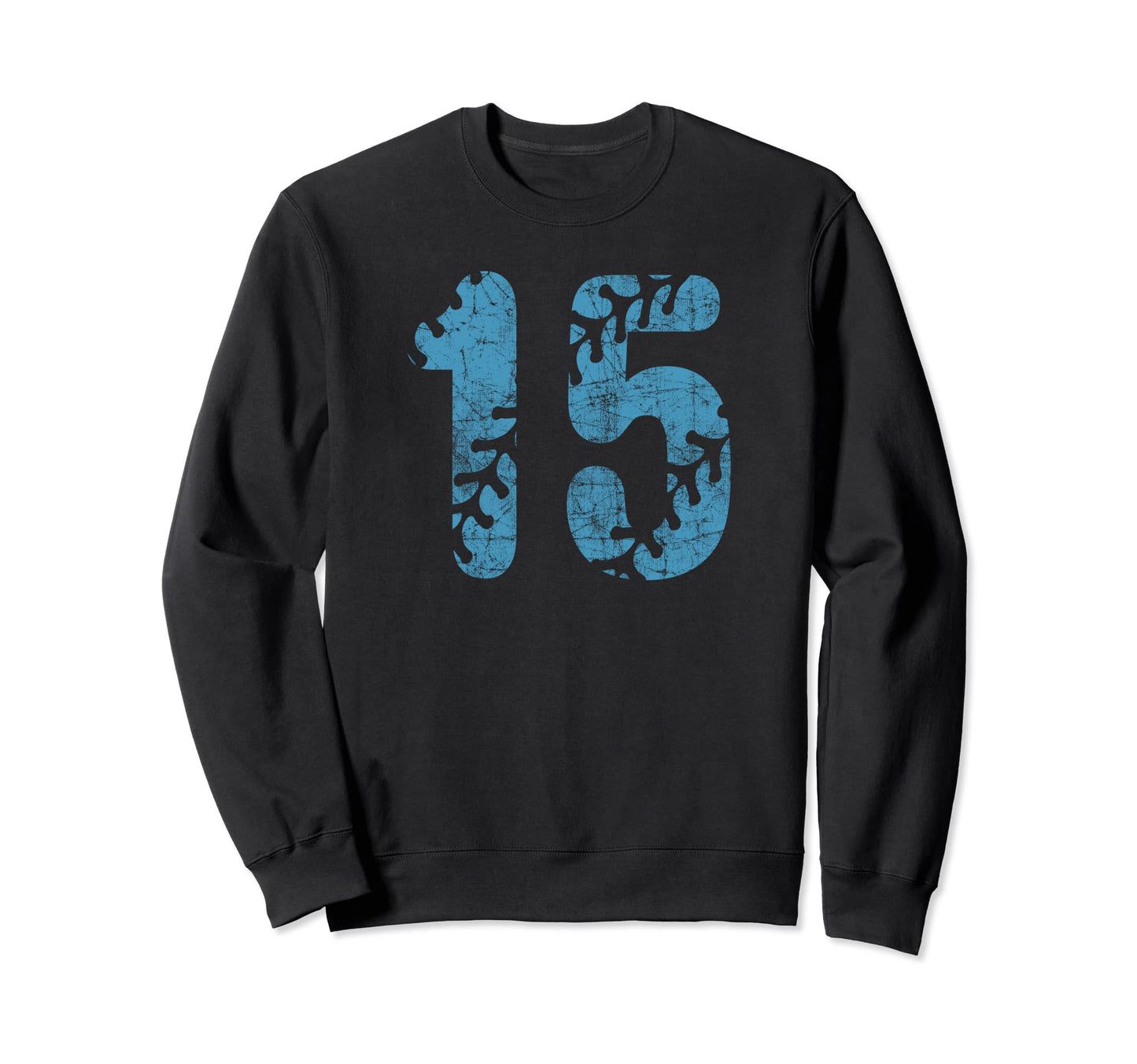 Baseball Softball Mom 15 Number Sweatshirt - Aesthetic Graphic Unisex - T-Shirt, Sweatshirt, Hoodie