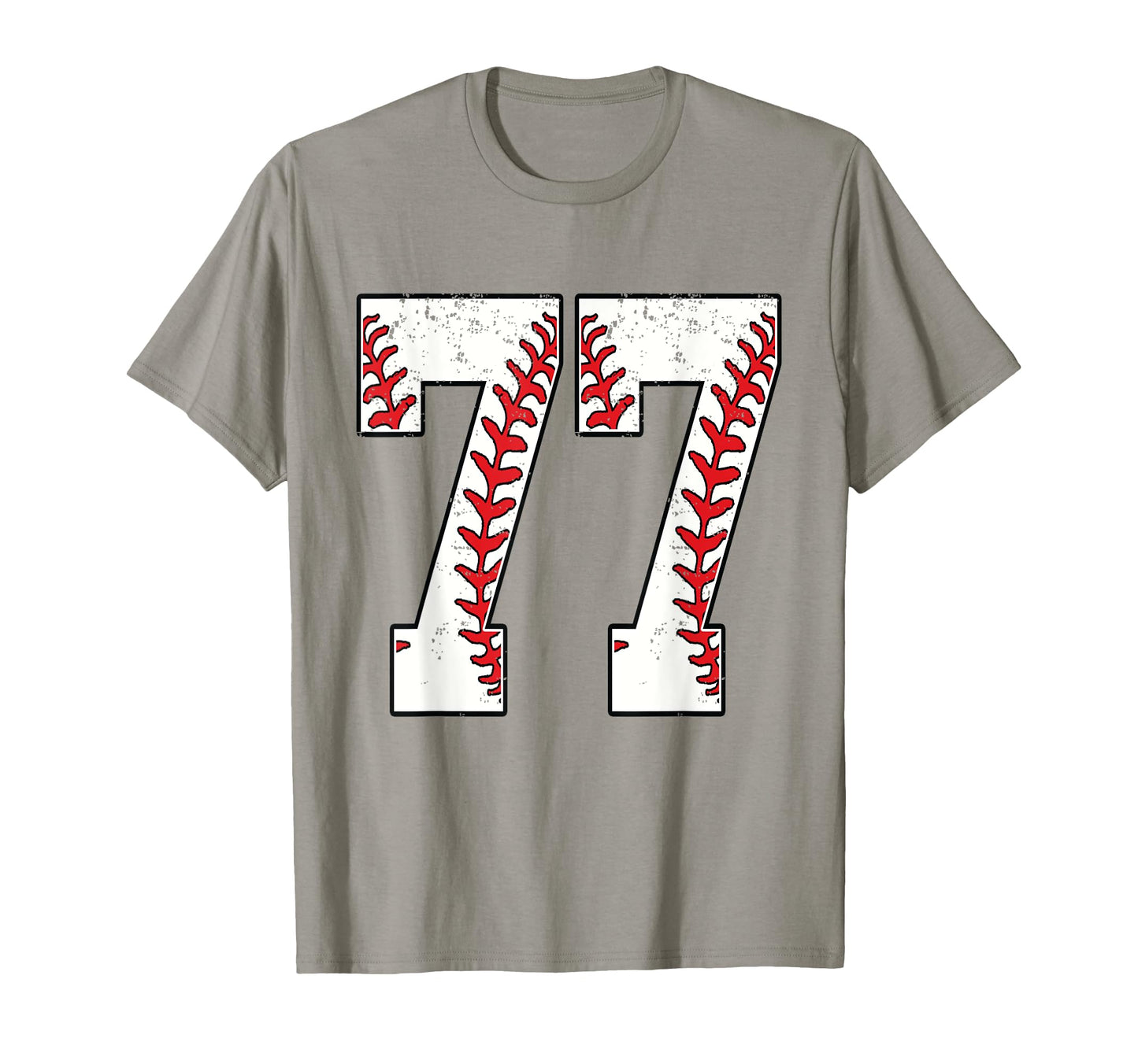 Number 77 Baseball 77 Jersey T-Shirt - Casual Everyday Wear Men Women - T-Shirt, Sweatshirt, Hoodie