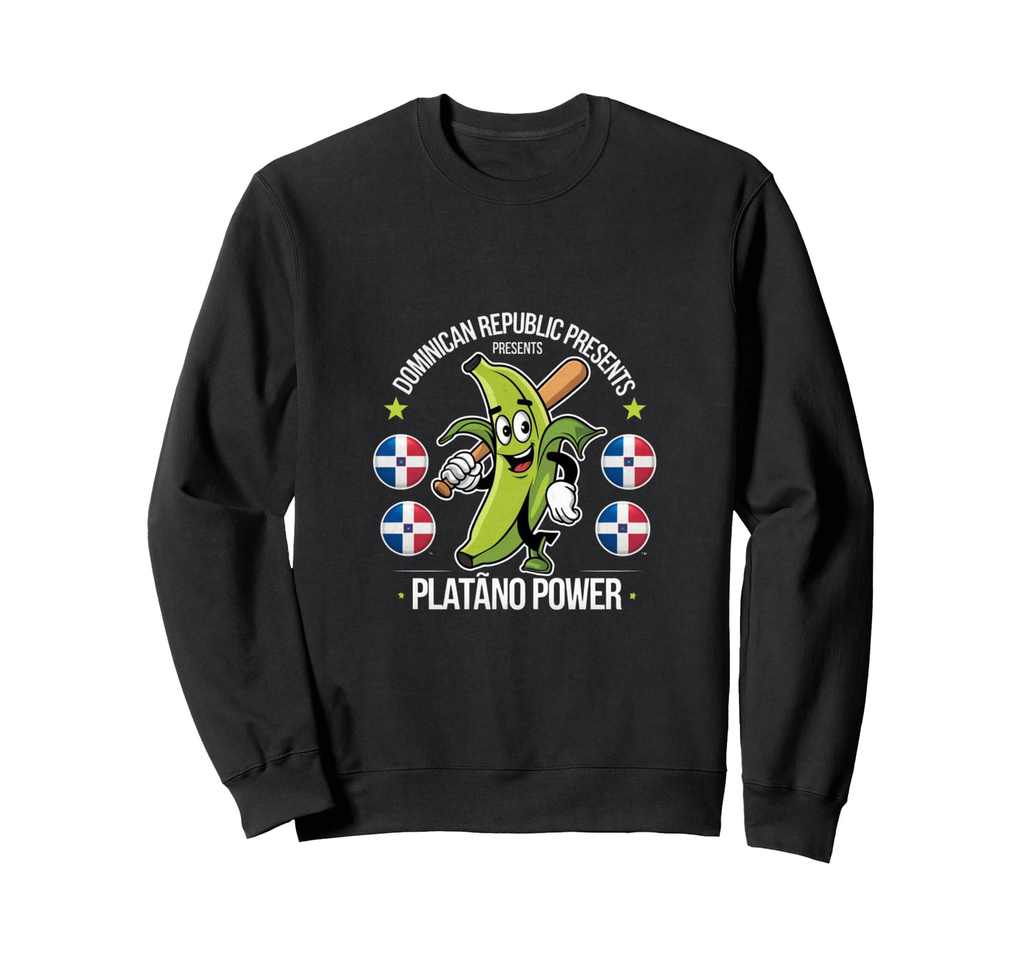 Dominican Republic Platano Power Sweatshirt - Minimalist Print Unisex - T-Shirt, Sweatshirt, Hoodie
