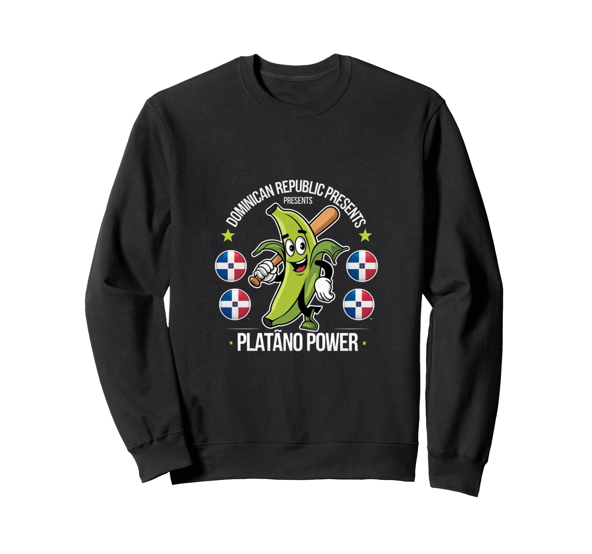 Dominican Republic Platano Power Sweatshirt - Minimalist Print Unisex - T-Shirt, Sweatshirt, Hoodie