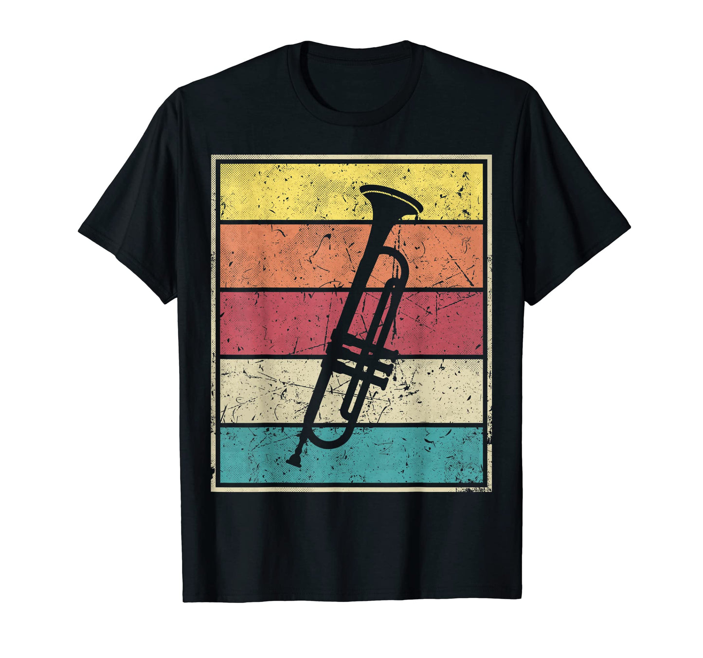 Trumpet Stripes T-Shirt - Minimalist Print for Adults - T-Shirt, Sweatshirt, Hoodie