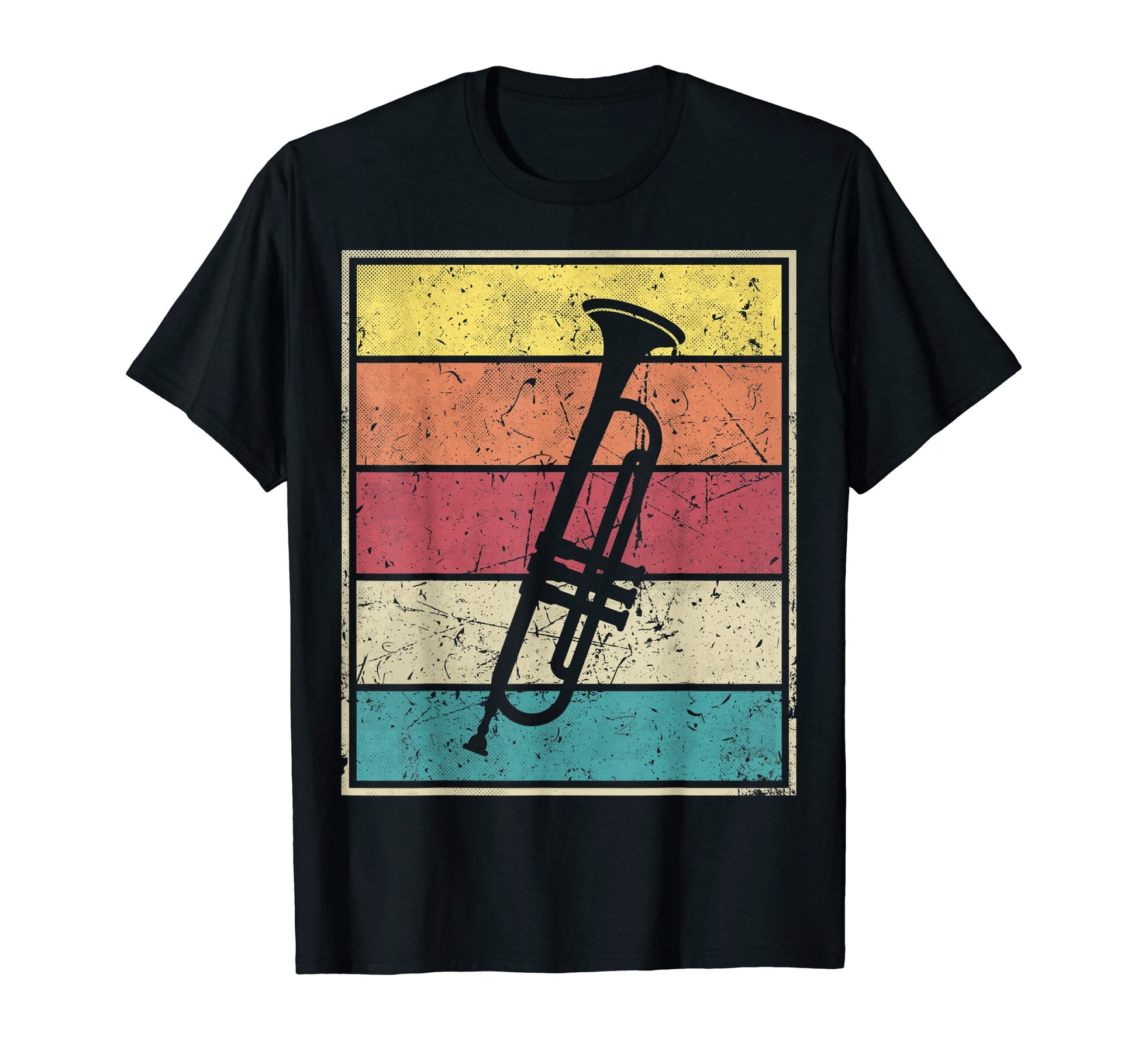 Trumpet Stripes T-Shirt - Minimalist Print for Adults - T-Shirt, Sweatshirt, Hoodie