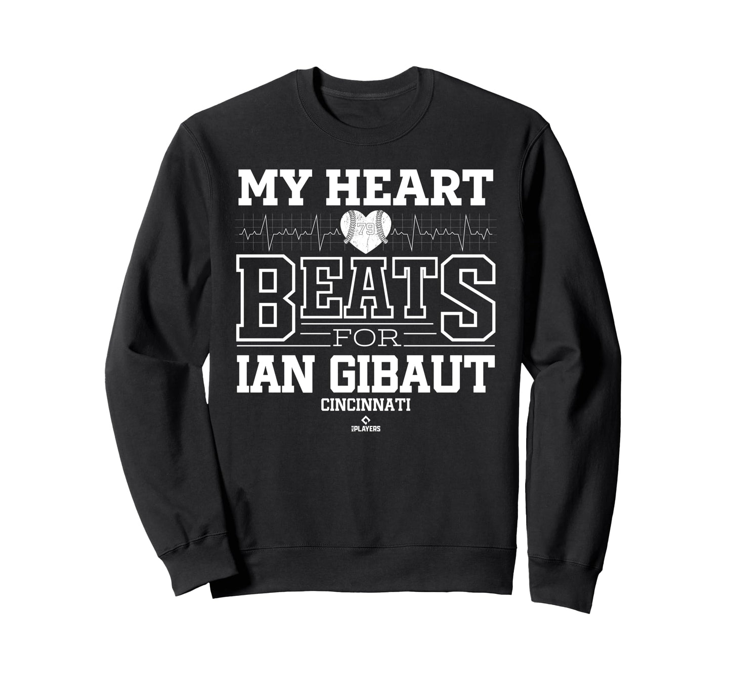 My Heart Beats Ian Gibaut Sweatshirt - Casual Everyday Wear for Adults - T-Shirt, Sweatshirt, Hoodie