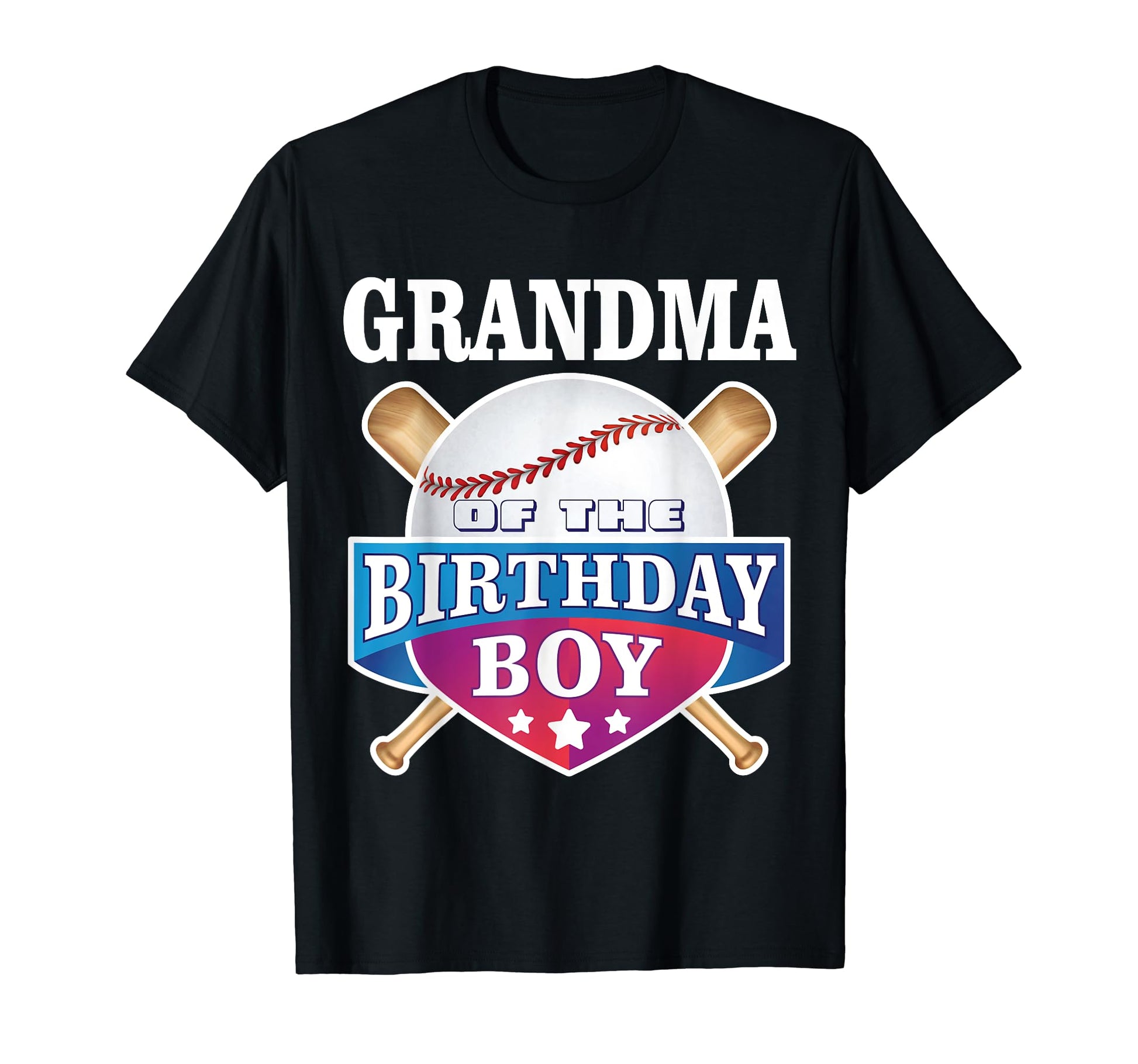Grandma Birthday Baseball Bday Party T-Shirt - Unique Graphic Unisex - T-Shirt, Sweatshirt, Hoodie