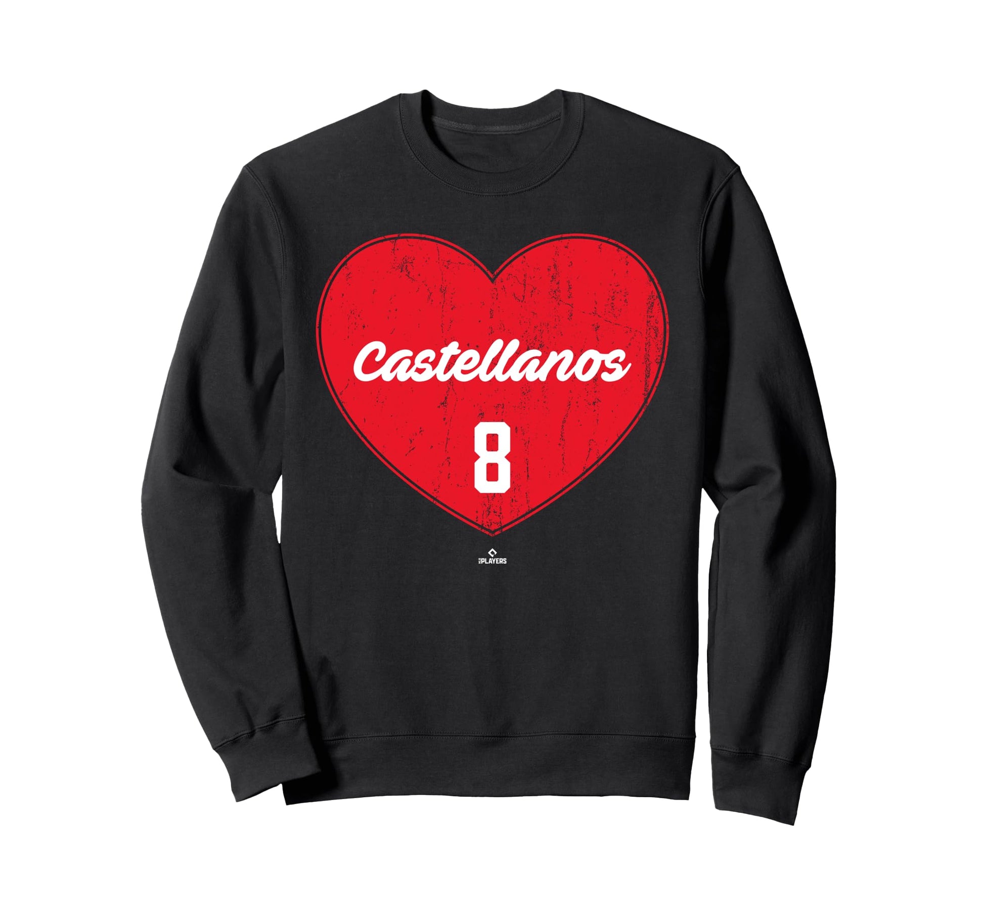 Distressed Heart Nick Castellanos Sweatshirt - Unique Graphic for Adults - T-Shirt, Sweatshirt, Hoodie