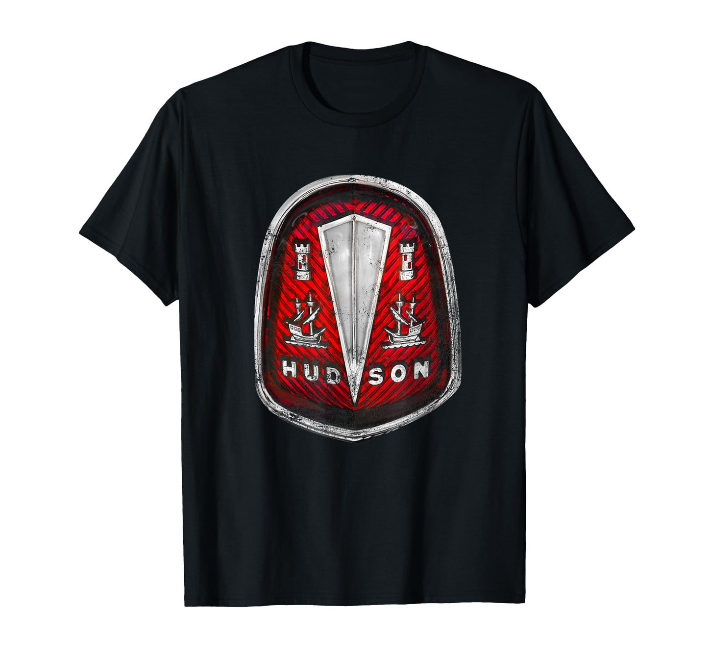 Car Logo Hudson Motor Car Co 1910 1954 T-Shirt - Unique Graphic Unisex - T-Shirt, Sweatshirt, Hoodie