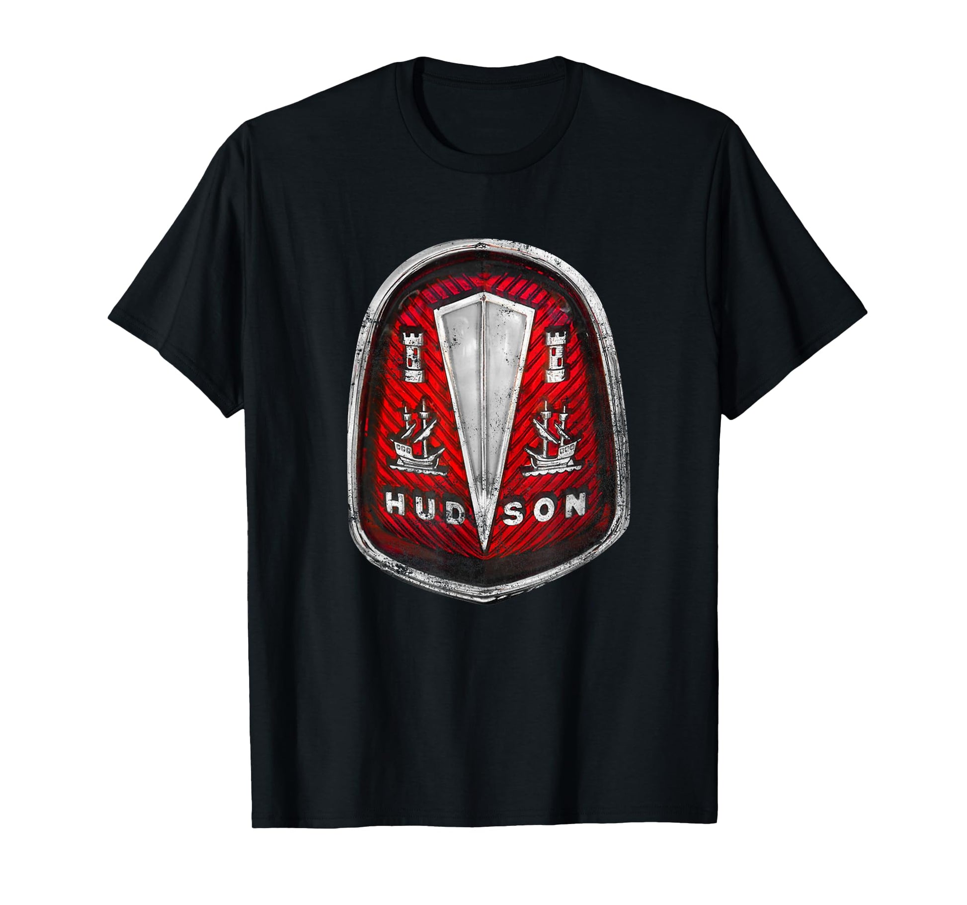 Car Logo Hudson Motor Car Co 1910 1954 T-Shirt - Unique Graphic Unisex - T-Shirt, Sweatshirt, Hoodie