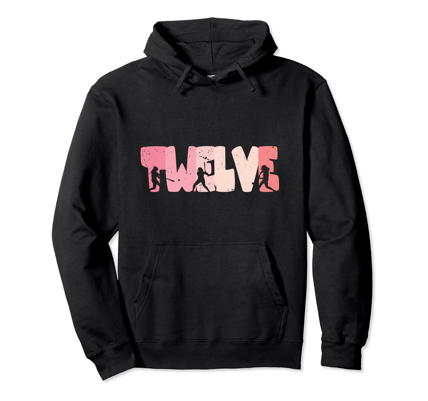 12 Year Old Baseball Birthday 12Th B Hoodie - Minimalist Print for Adults - T-Shirt, Sweatshirt, Hoodie