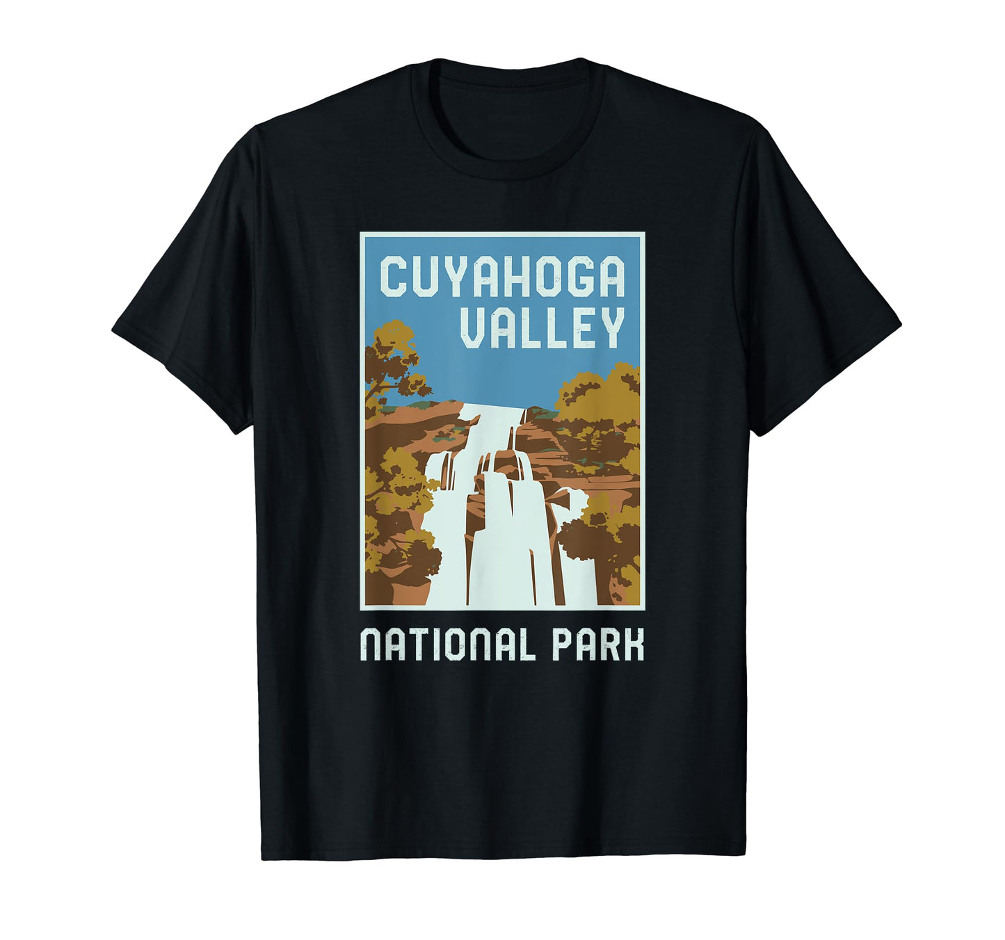 Cuyahoga Valley National Park Ohio T-Shirt - Fun Novelty Design for Adults - T-Shirt, Sweatshirt, Hoodie