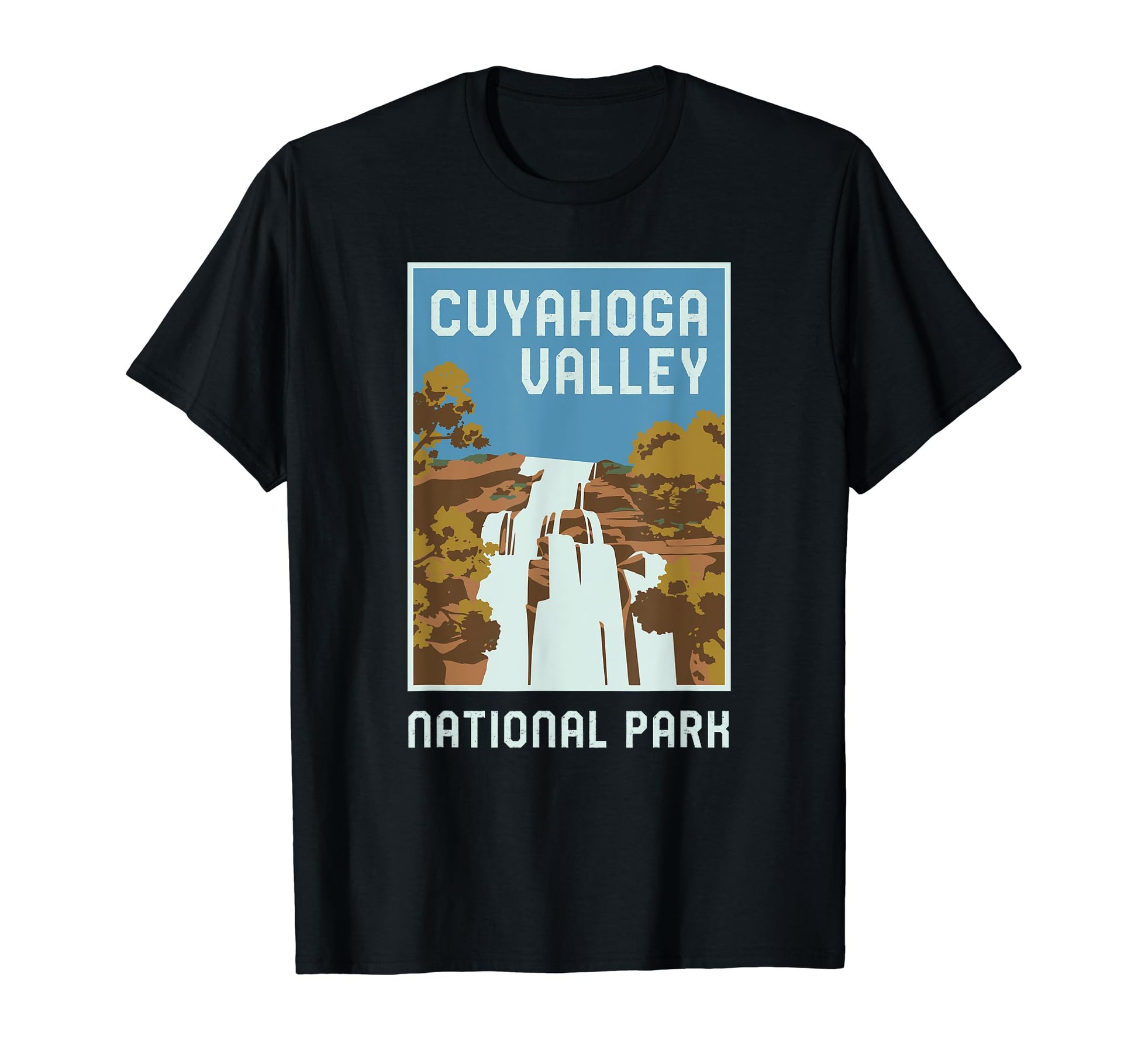 Cuyahoga Valley National Park Ohio T-Shirt - Fun Novelty Design for Adults - T-Shirt, Sweatshirt, Hoodie