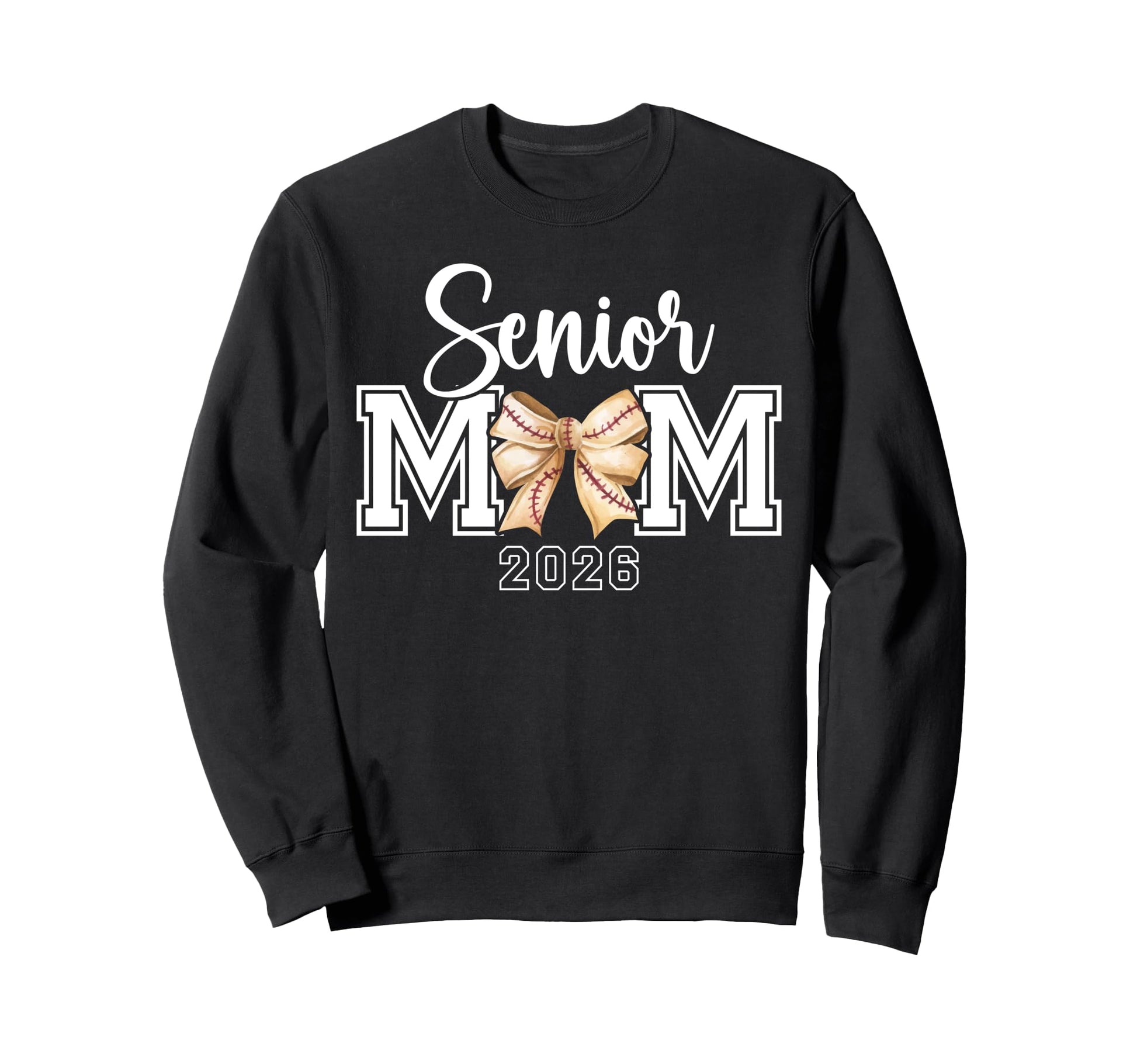 Baseball Senior Mom 2026 Baseball Sweatshirt - Minimalist Print Men Women - T-Shirt, Sweatshirt, Hoodie