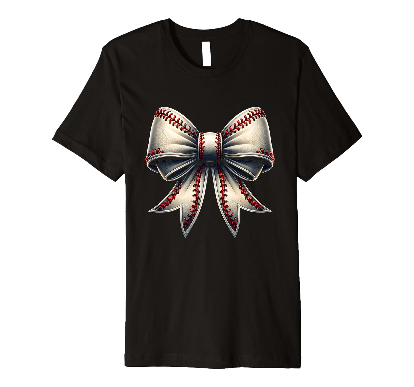 Baseball Bow Baseball Mom Mothers Day T-Shirt - Trendy Graphic Unisex - T-Shirt, Sweatshirt, Hoodie