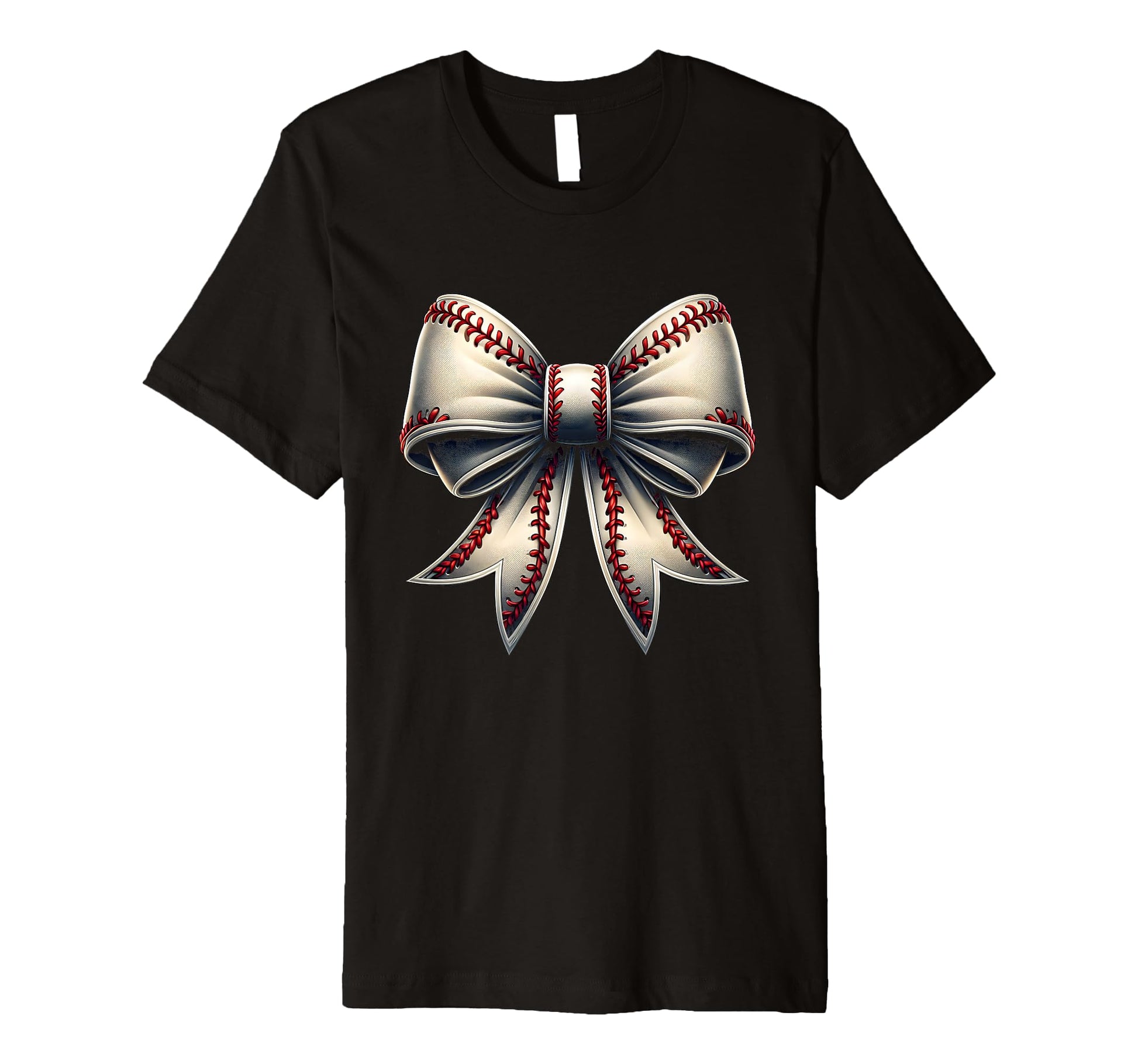 Baseball Bow Baseball Mom Mothers Day T-Shirt - Trendy Graphic Unisex - T-Shirt, Sweatshirt, Hoodie