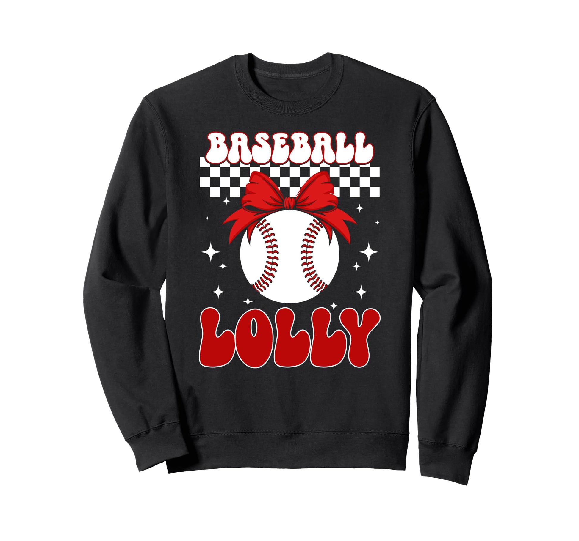 Baseball Lolly Coquette Lolly Sweatshirt - Graphic Print Men Women - T-Shirt, Sweatshirt, Hoodie