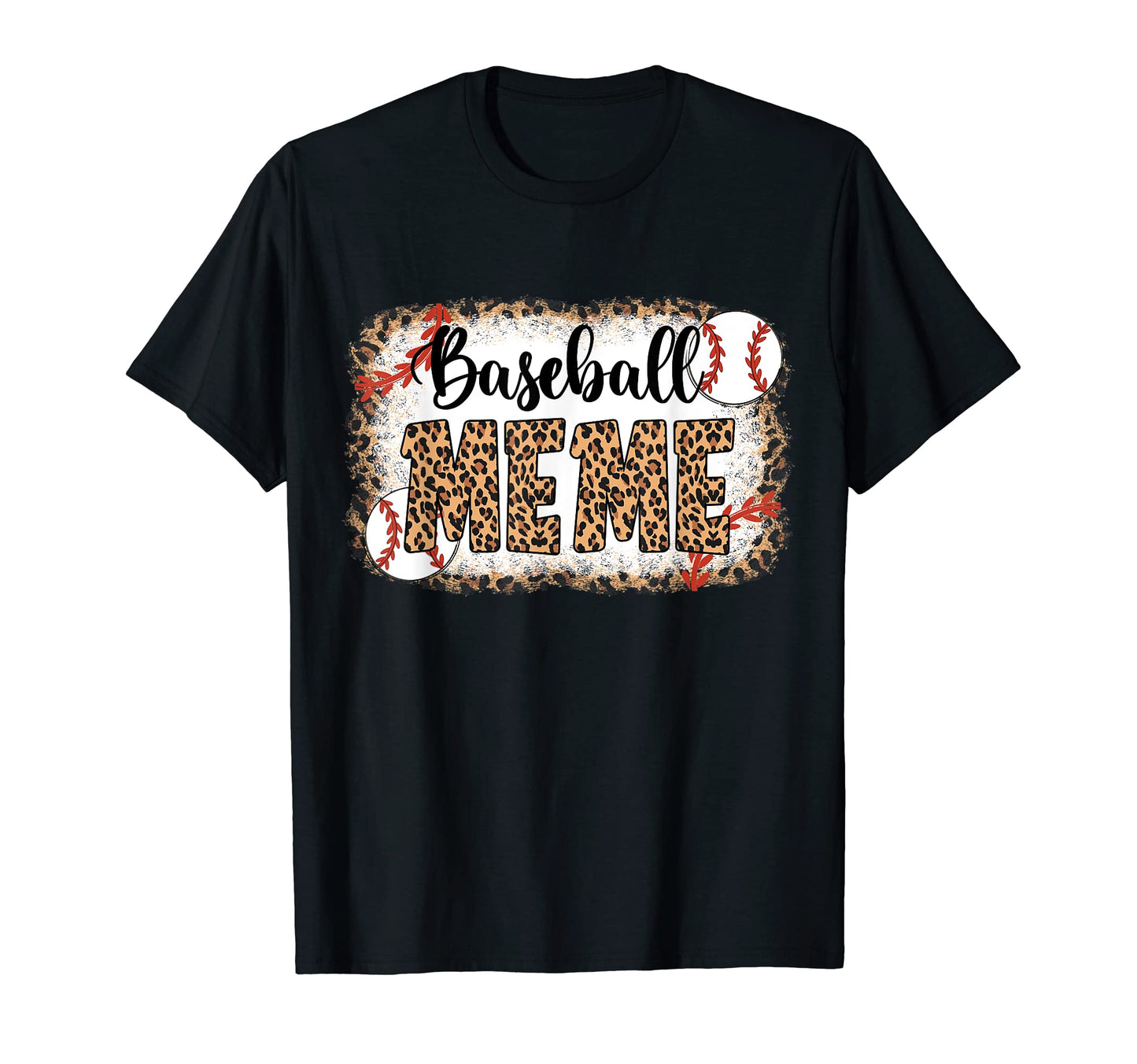 Baseball Meme Leopard Baseball Mothers T-Shirt - Streetwear Style Unisex - T-Shirt, Sweatshirt, Hoodie