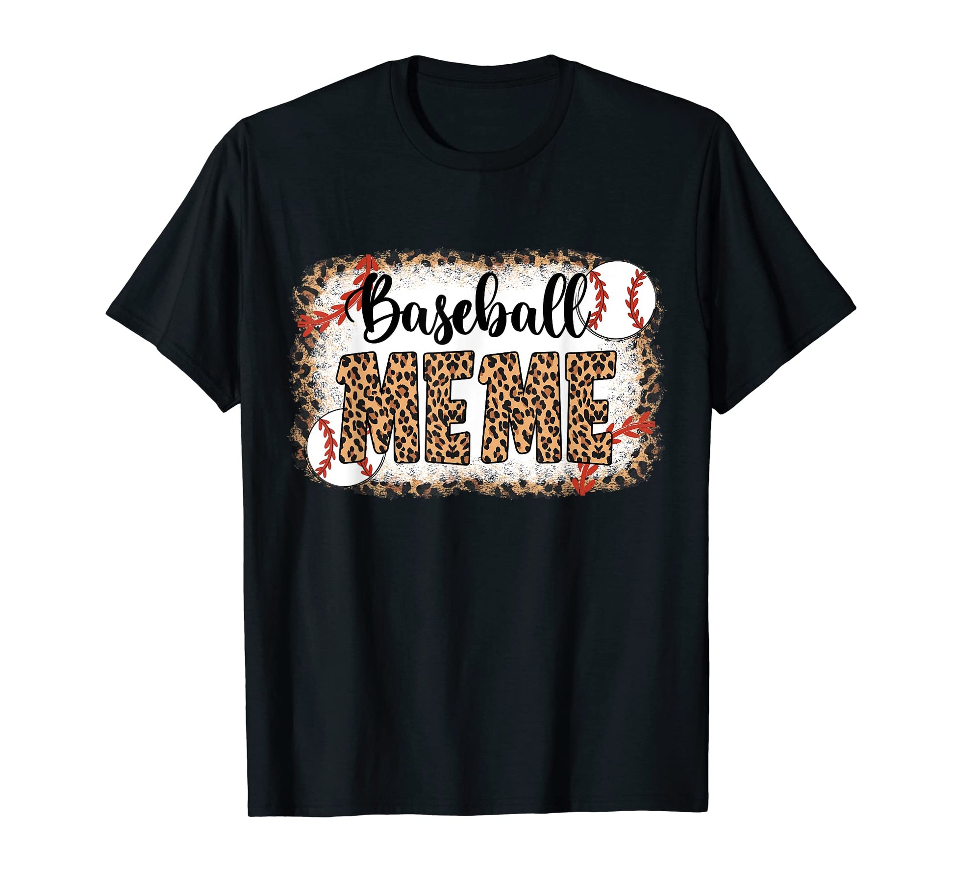 Baseball Meme Leopard Baseball Mothers T-Shirt - Streetwear Style Unisex - T-Shirt, Sweatshirt, Hoodie
