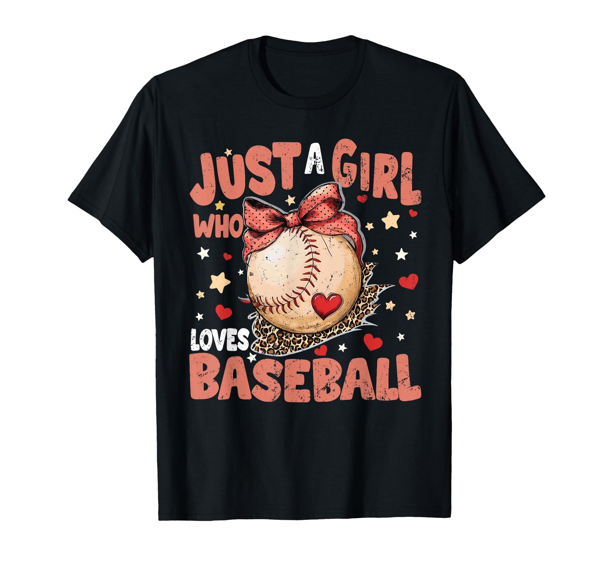 Just Who Loves Baseball Coquette T-Shirt - Custom Art Print for Adults - T-Shirt, Sweatshirt, Hoodie