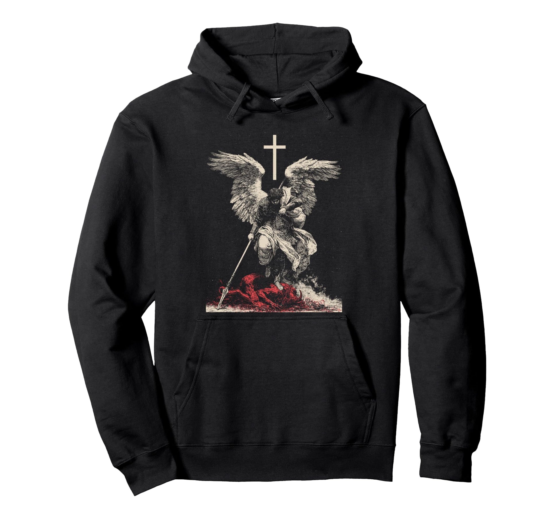 Saint Michael Archangel Urban Hoodie - Casual Everyday Wear for Adults - T-Shirt, Sweatshirt, Hoodie