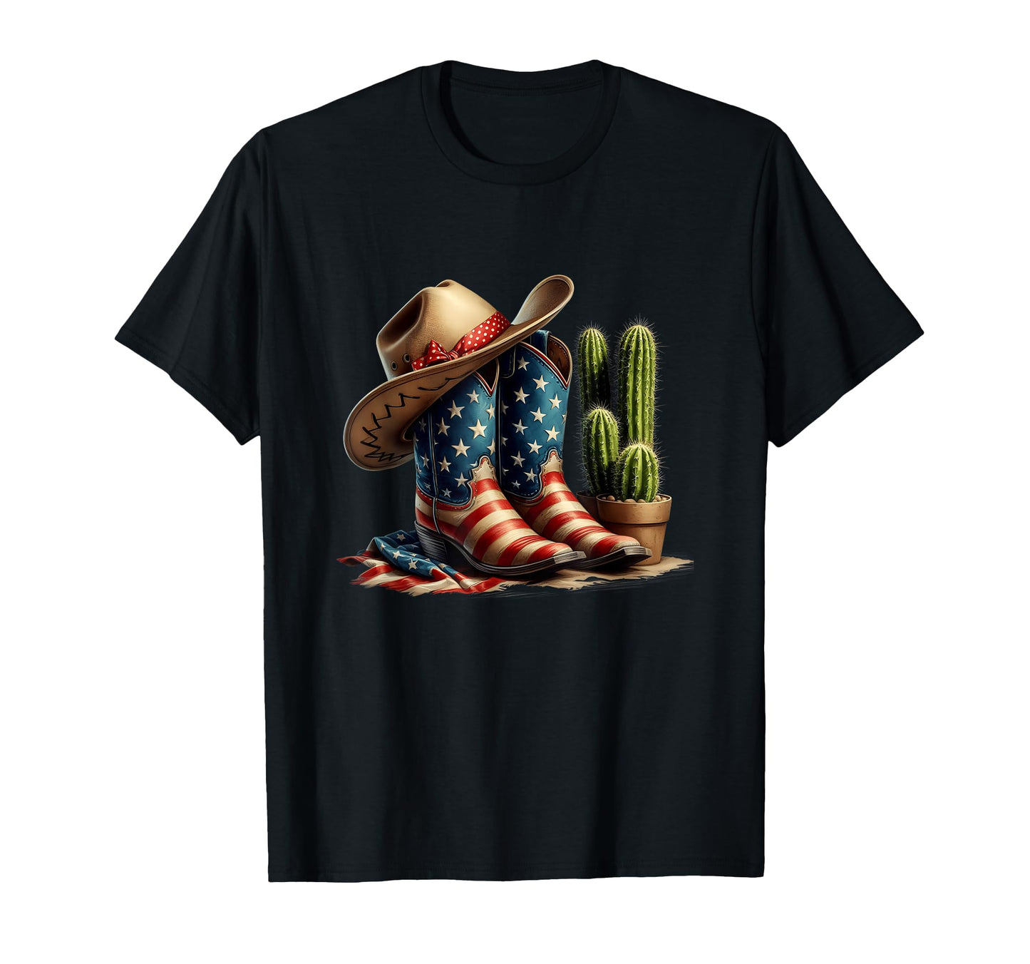 Western Cowboy Boots Cowgirl T-Shirt - Fun Novelty Design Men Women - T-Shirt, Sweatshirt, Hoodie
