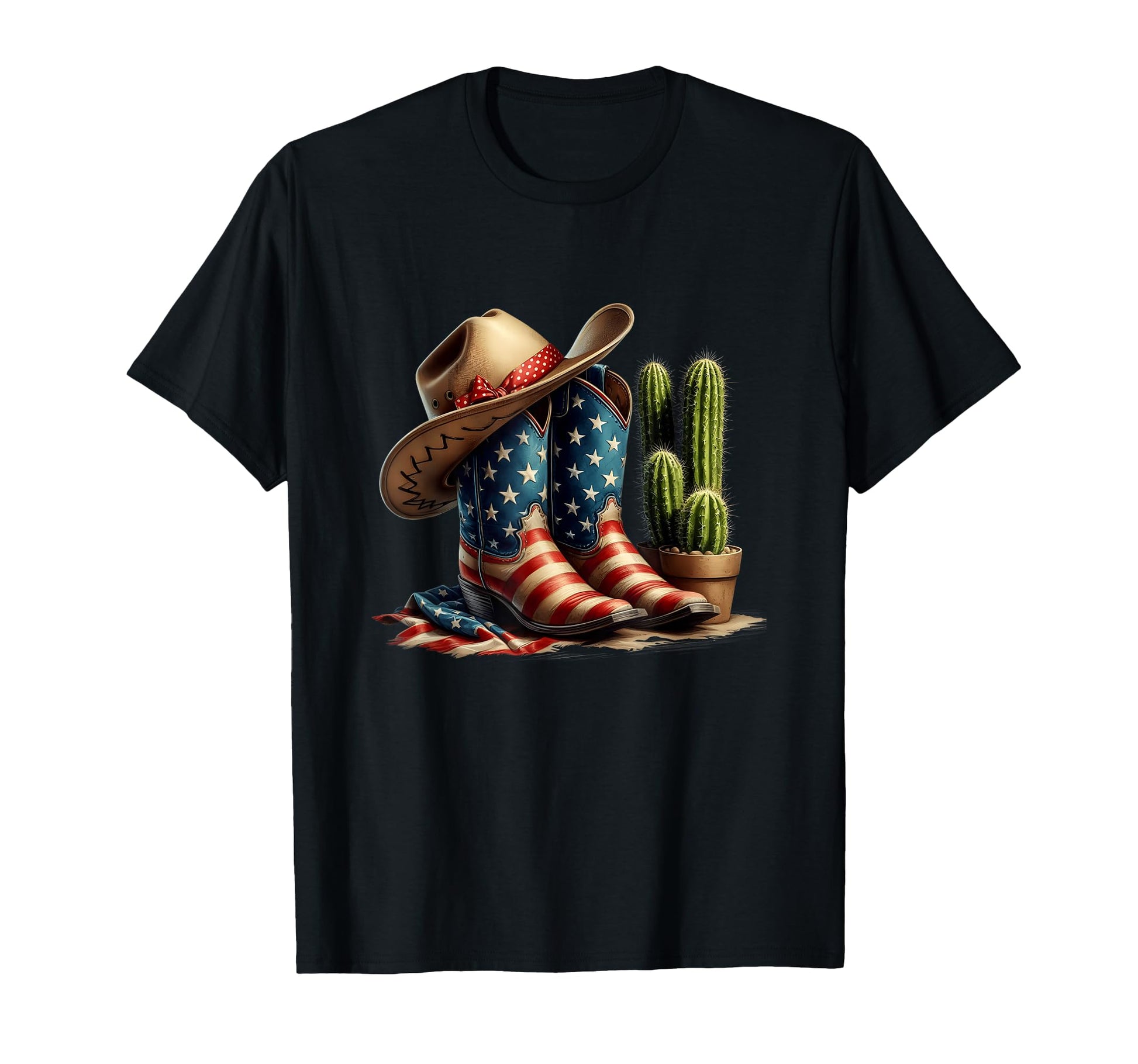 Western Cowboy Boots Cowgirl T-Shirt - Fun Novelty Design Men Women - T-Shirt, Sweatshirt, Hoodie