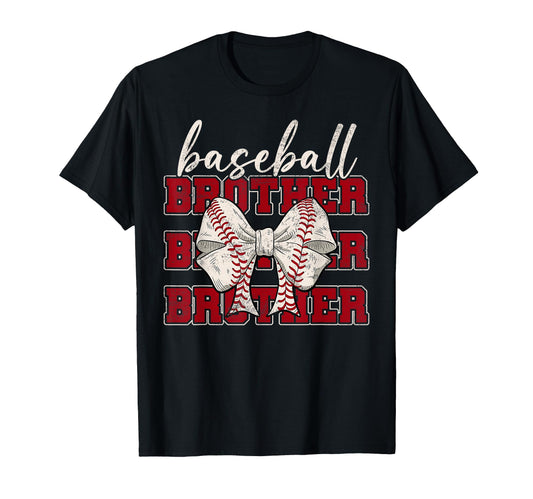 Baseball Brother Coquette Bow Sport T-Shirt - Aesthetic Graphic Men Women - T-Shirt, Sweatshirt, Hoodie
